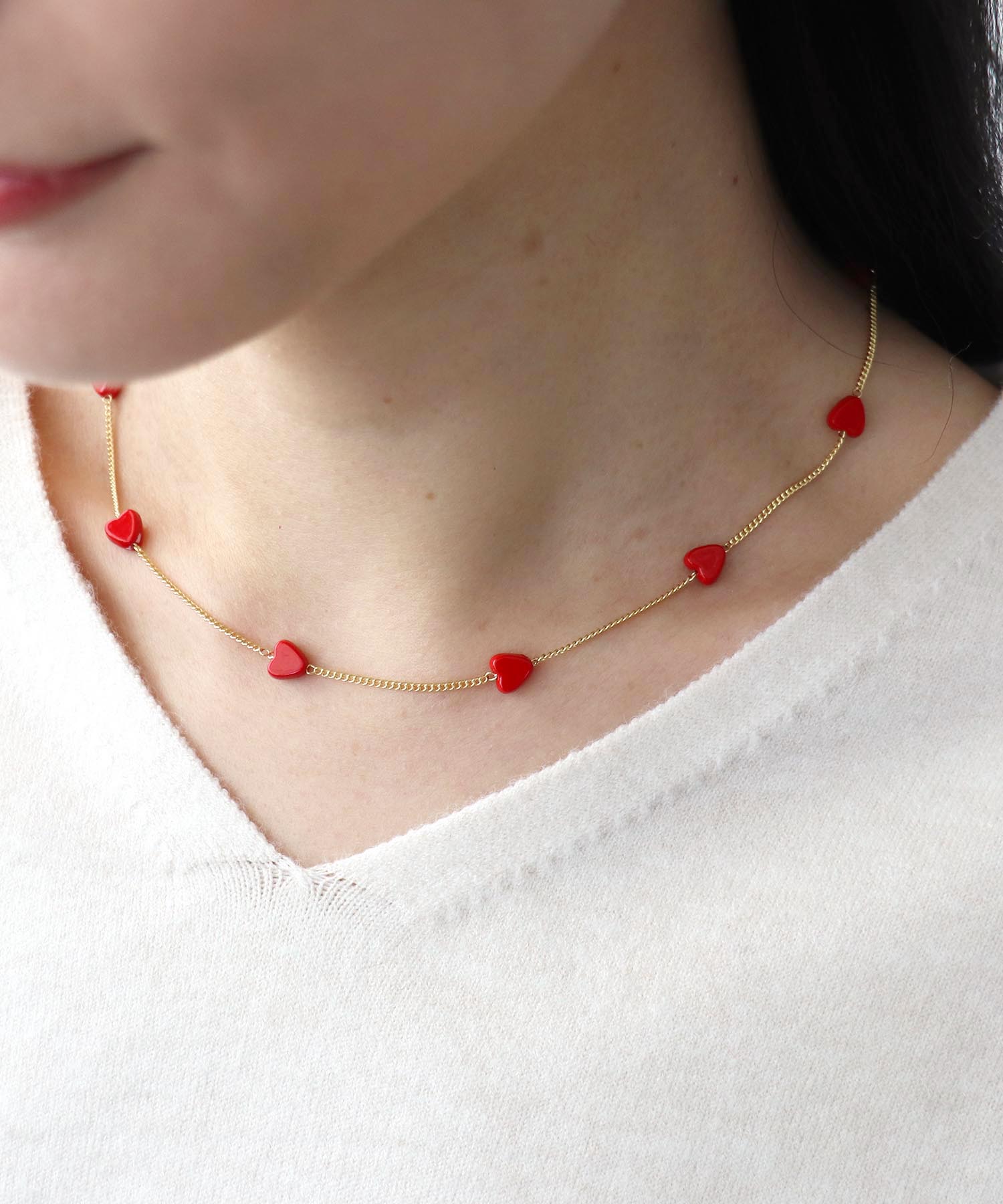 ハートステーションネックレス