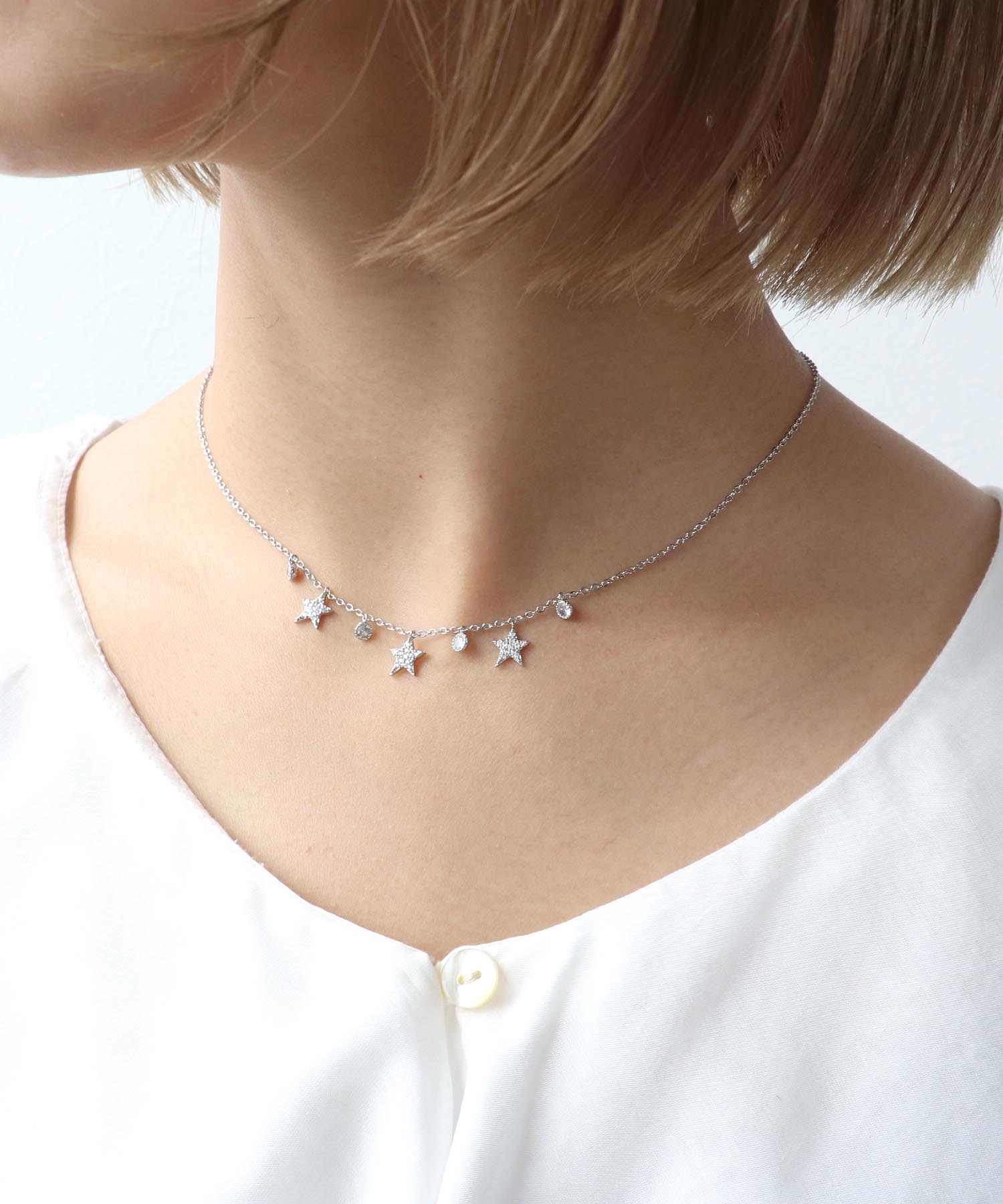 トリプルスターネックレス