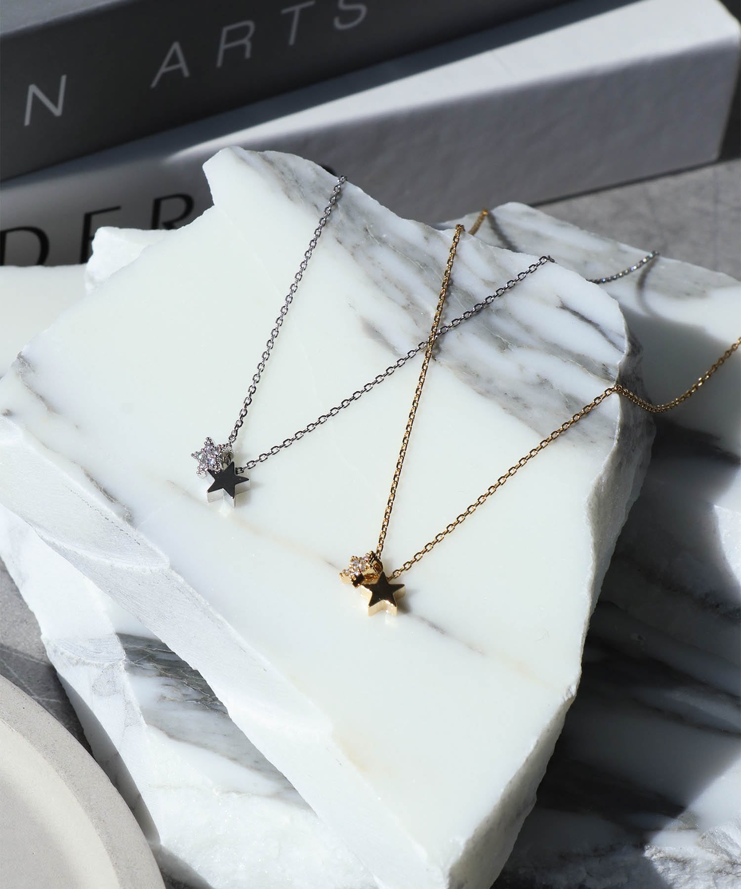 ダブルスターネックレス