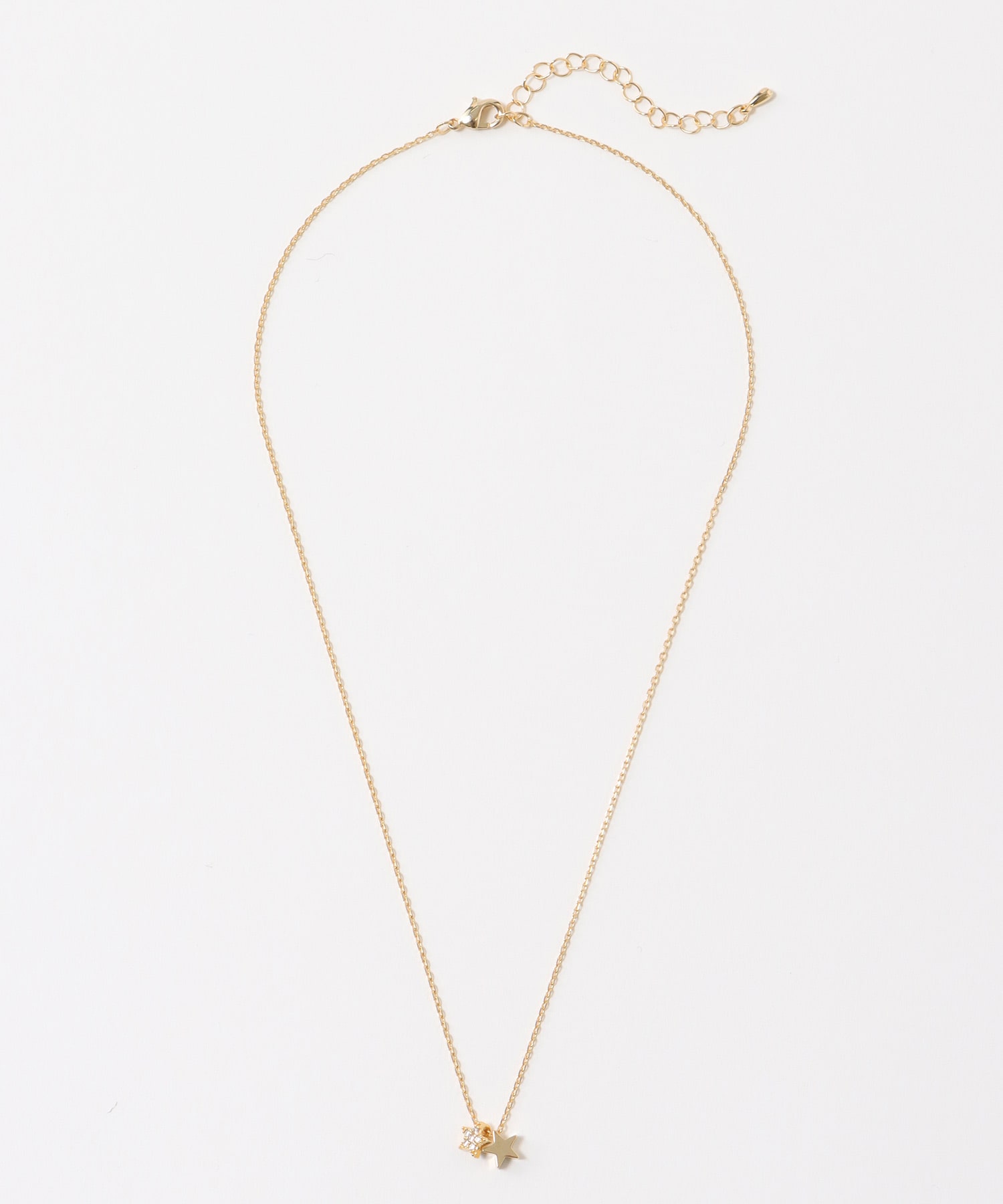 ダブルスターネックレス