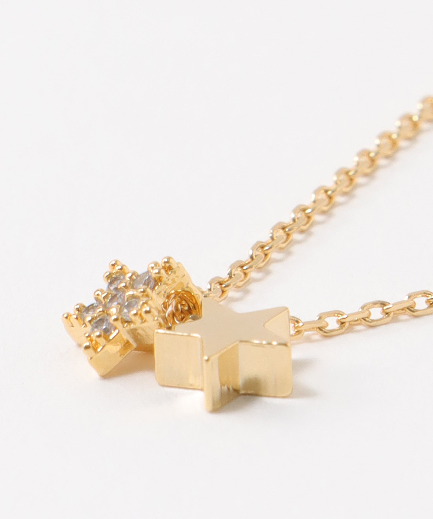 ダブルスターネックレス