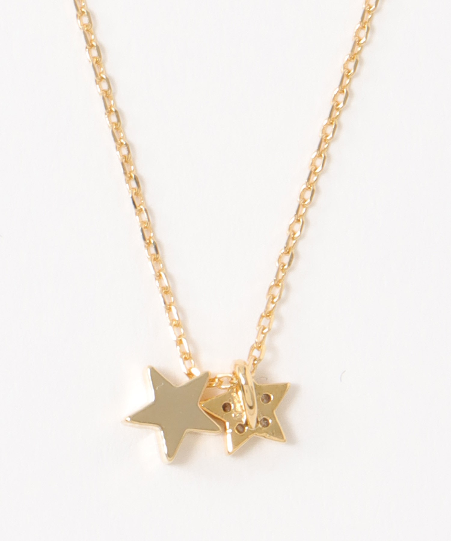 ダブルスターネックレス