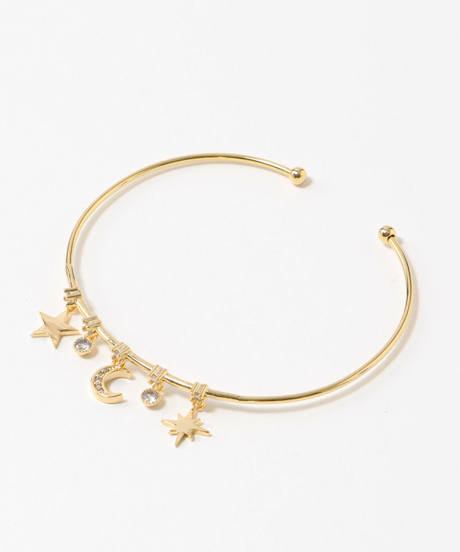 星月チャームバングル