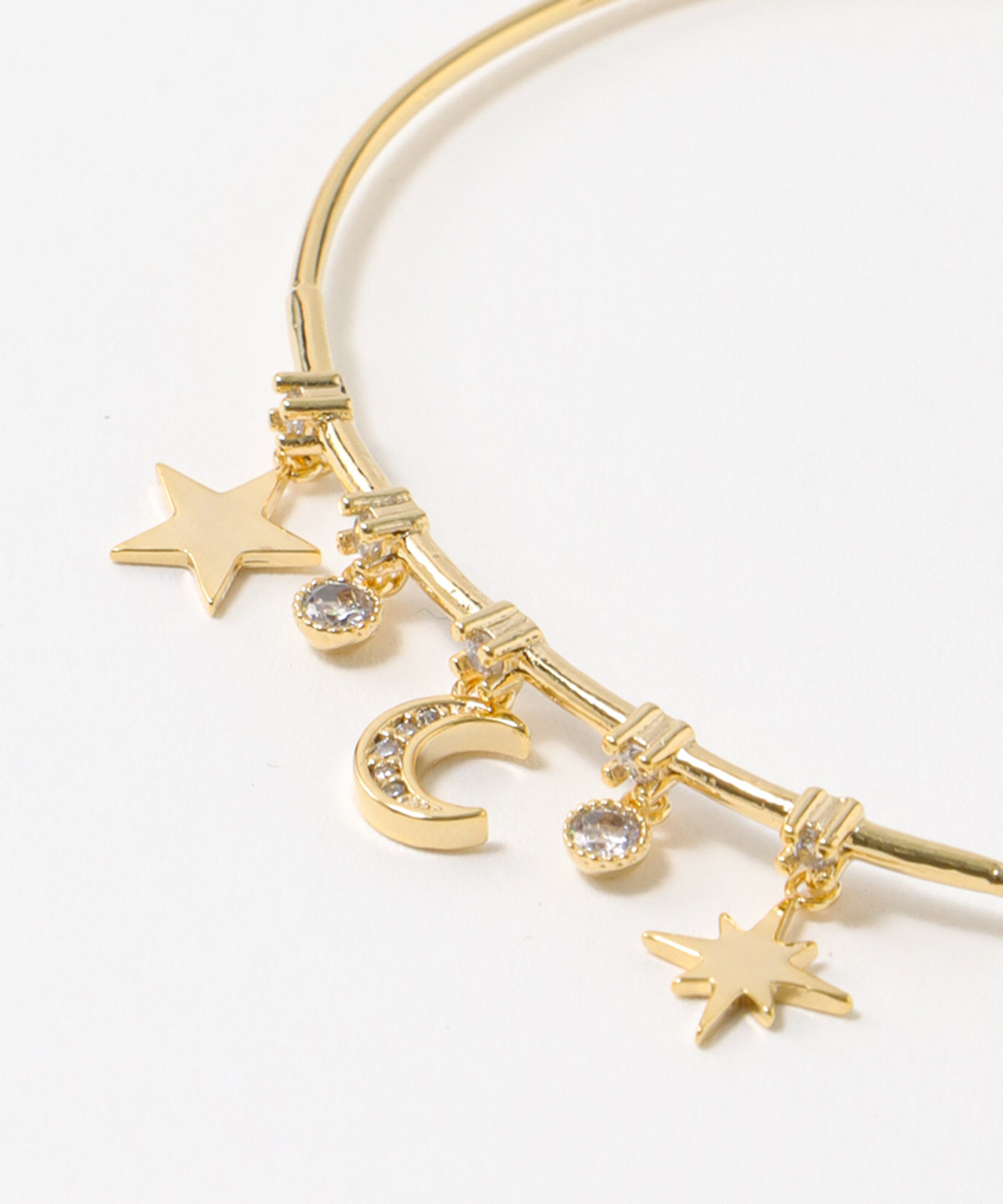 星月チャームバングル