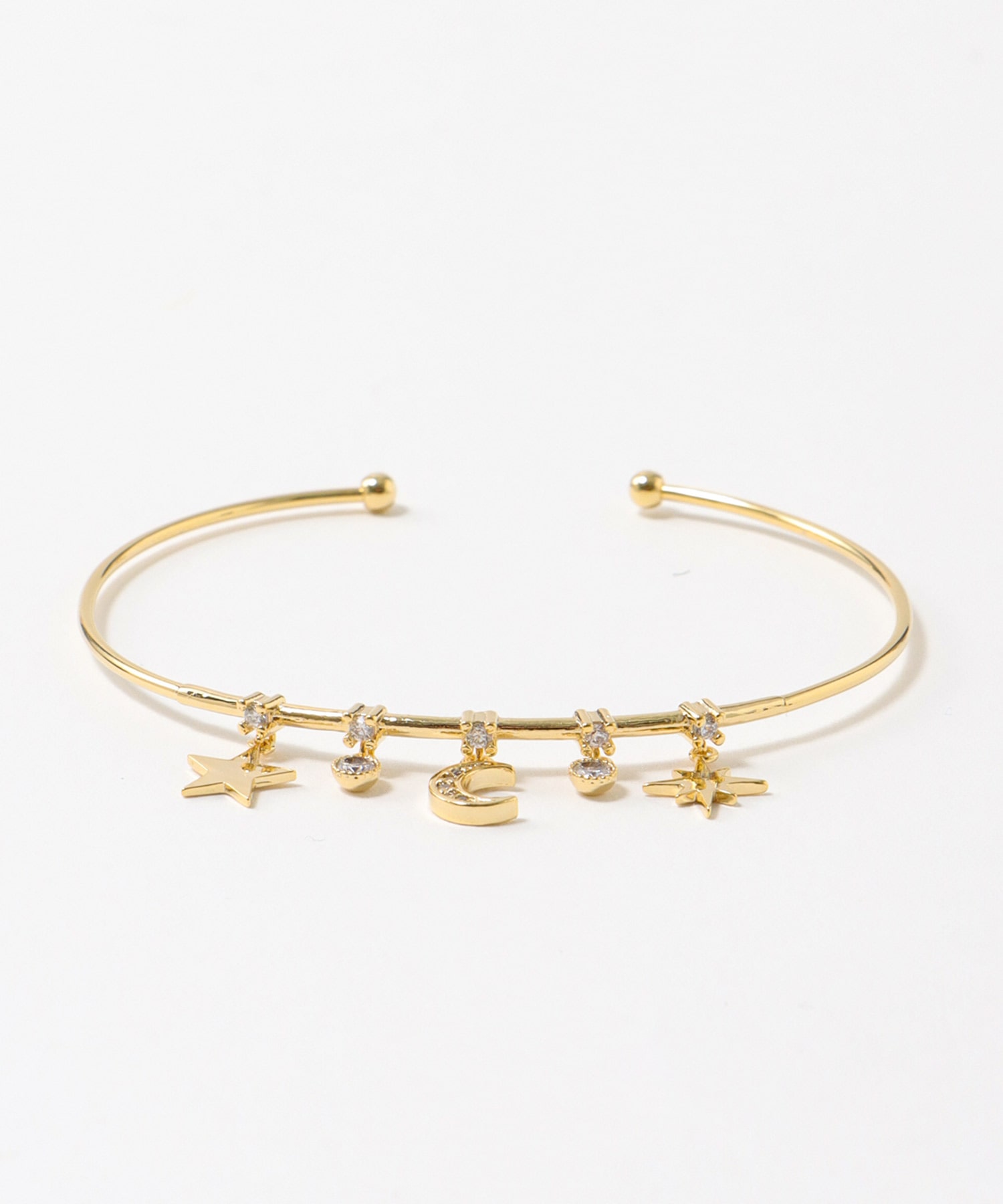 星月チャームバングル