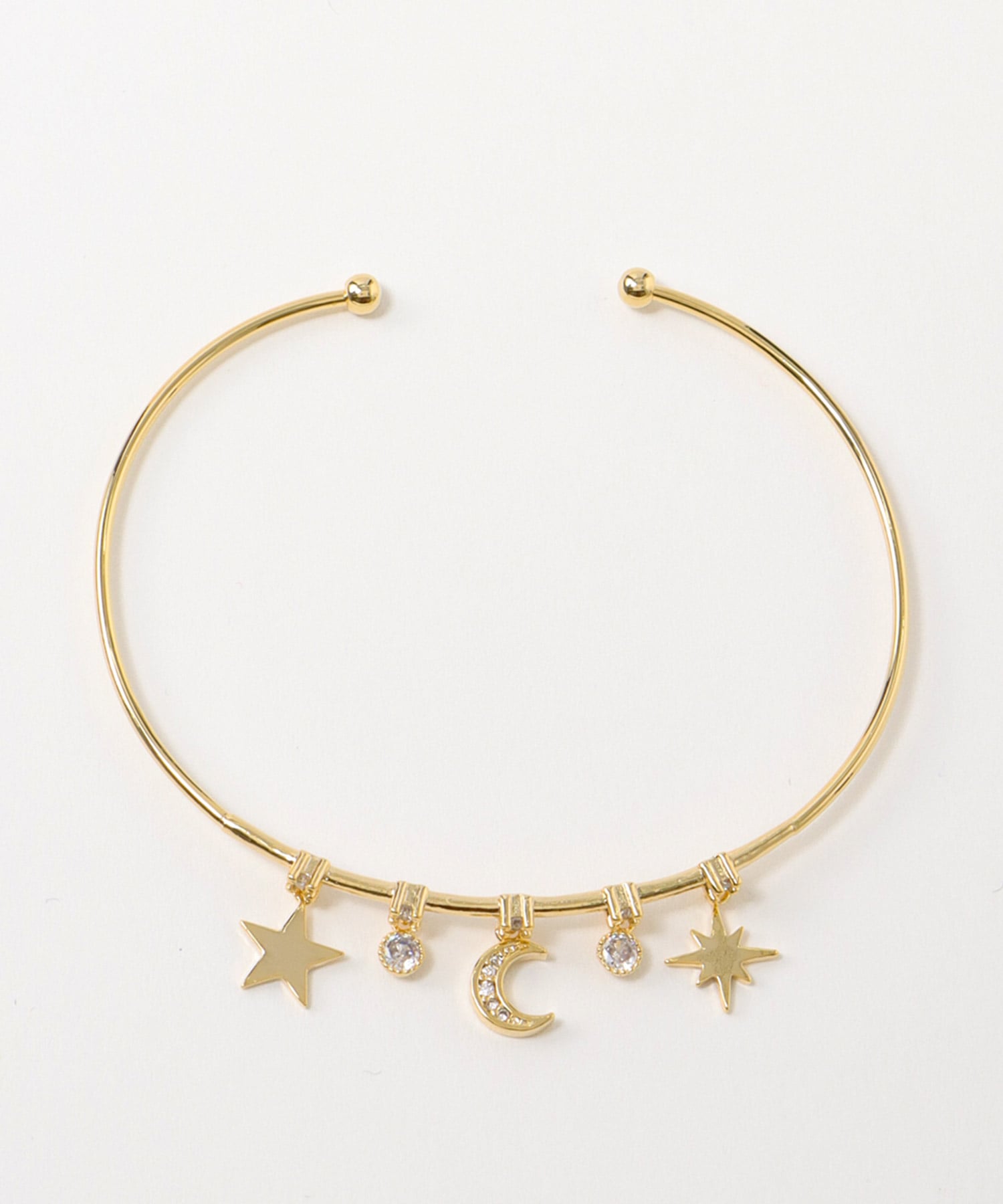 星月チャームバングル