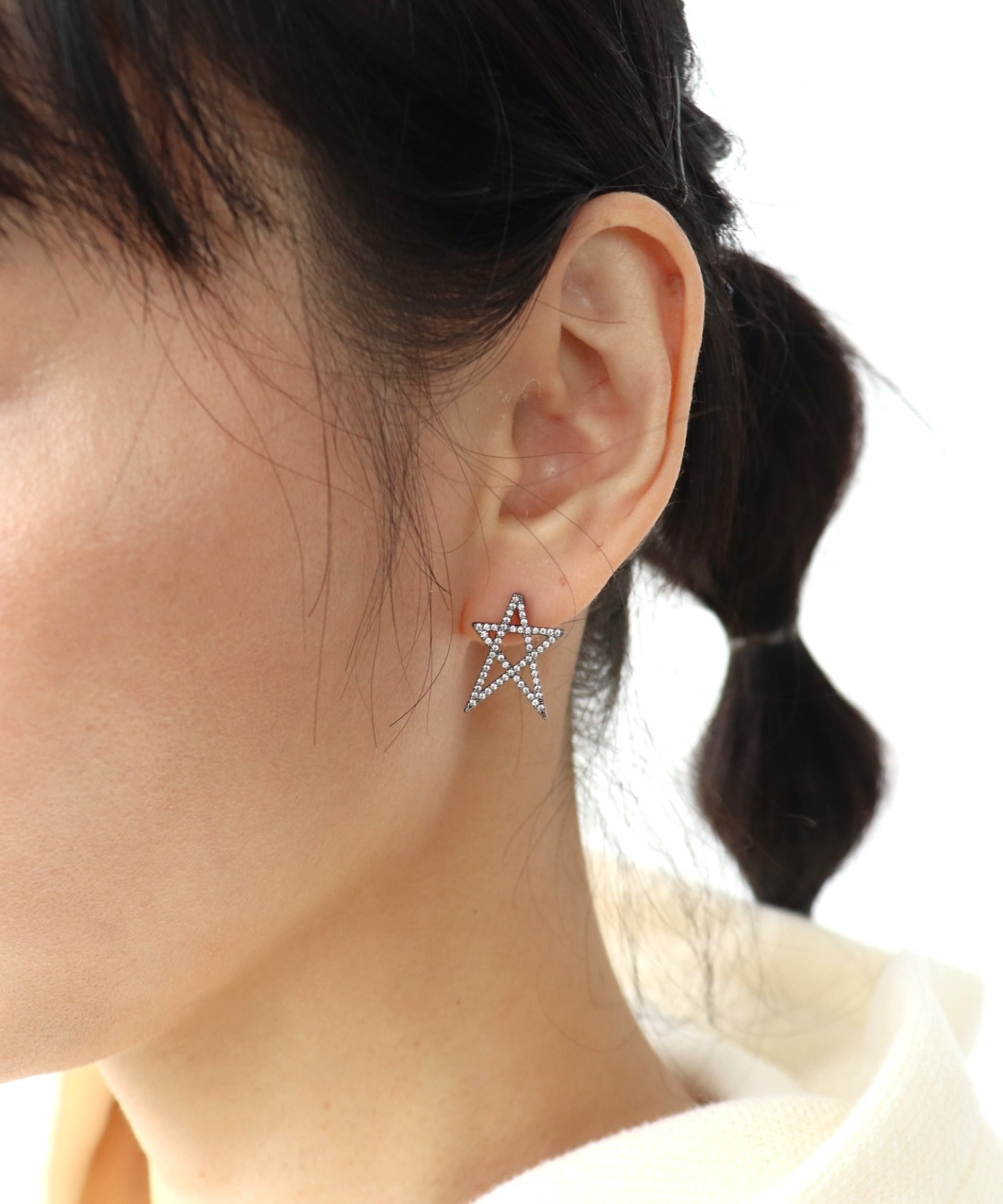 キュービックスターアシメトリーピアス