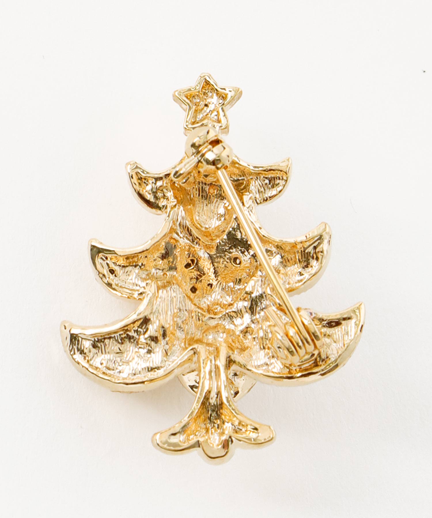 パールクリスマスツリーブローチ