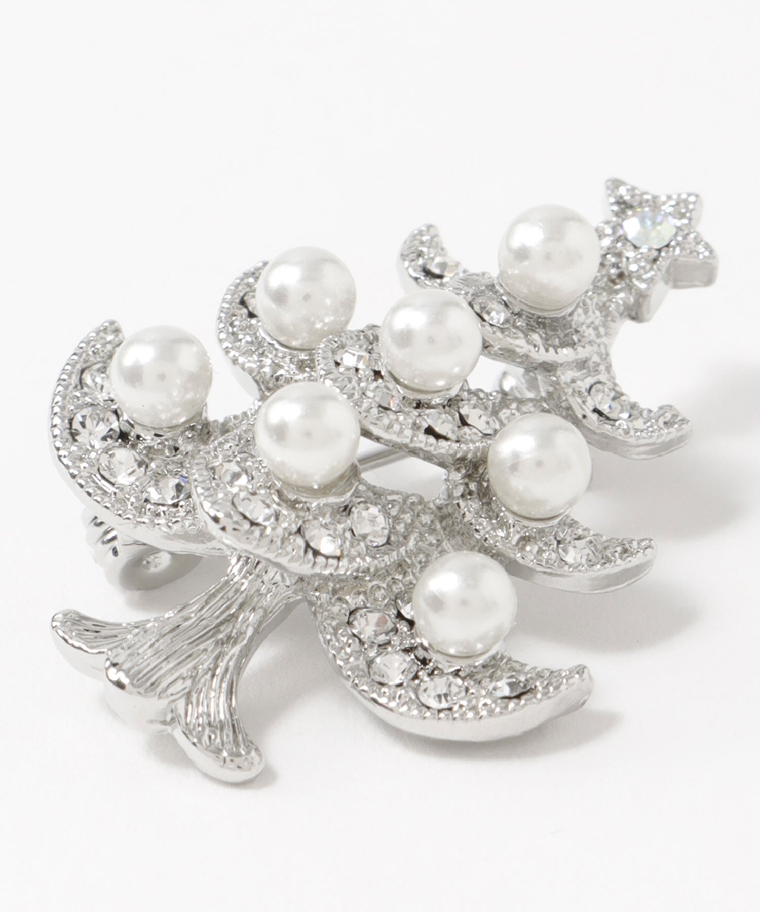 パールクリスマスツリーブローチ