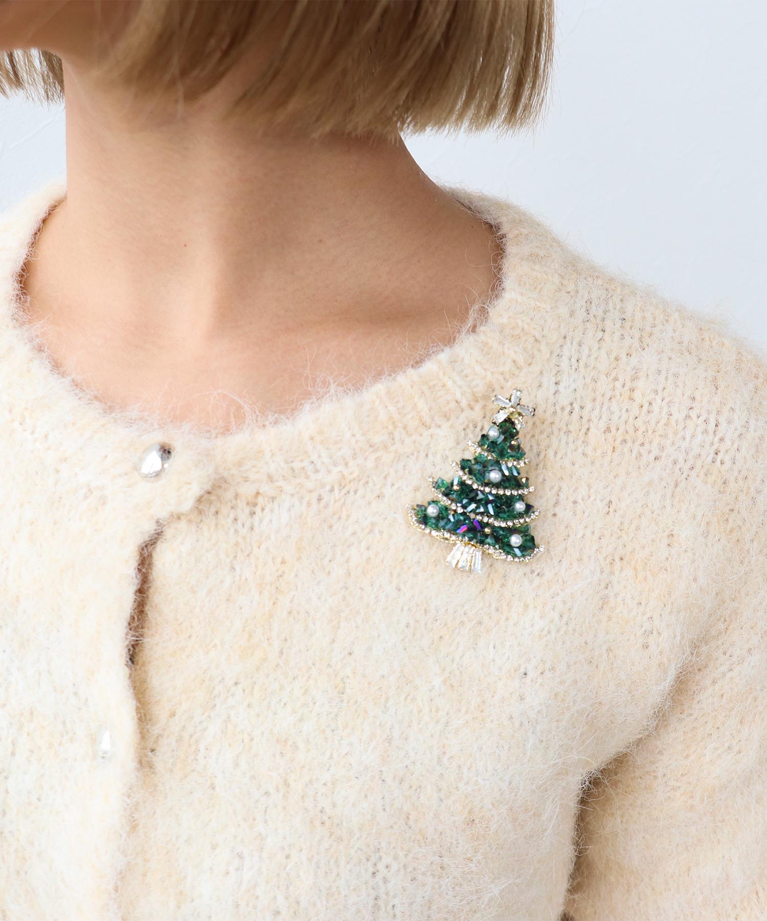 BLUEツリーブローチ