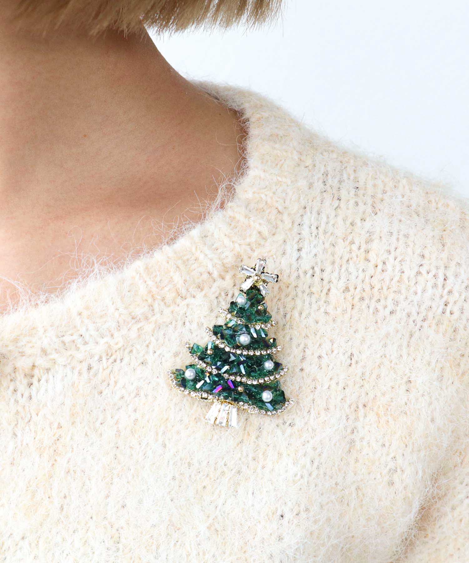 BLUEツリーブローチ