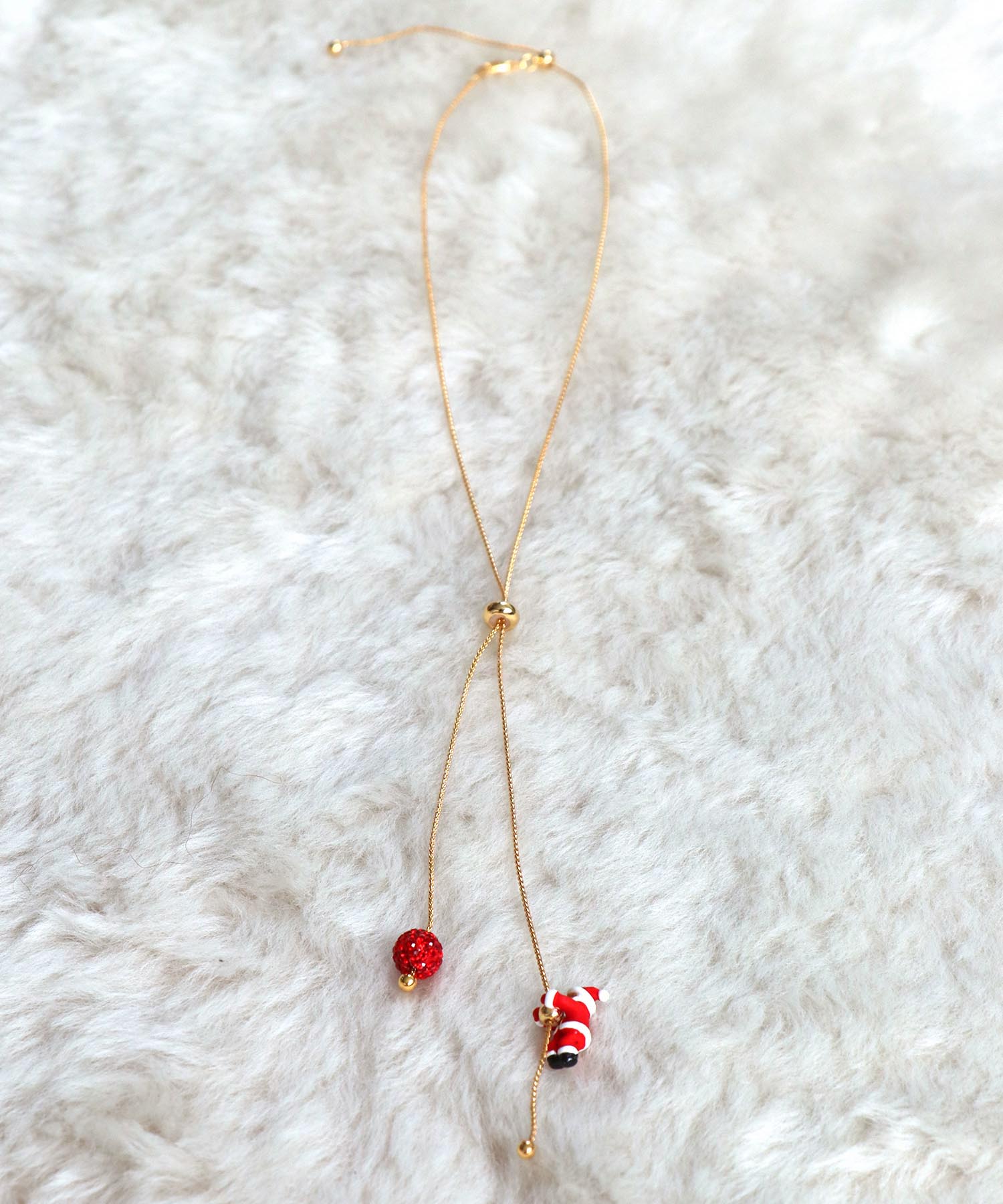 サアンタクローススライドネックレス