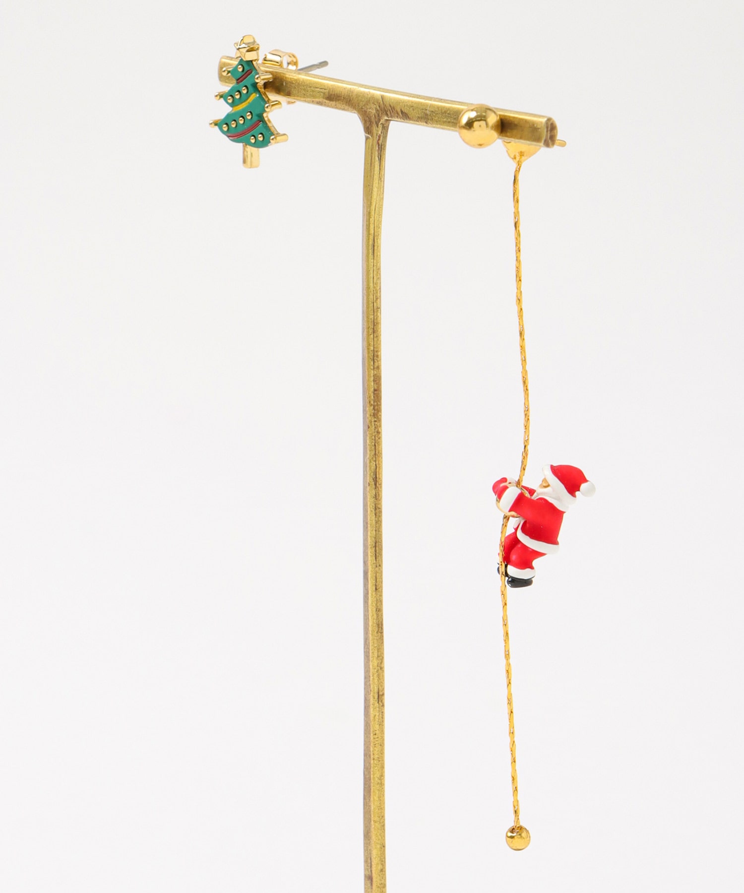 サンタクロース×ツリーアシメピアス