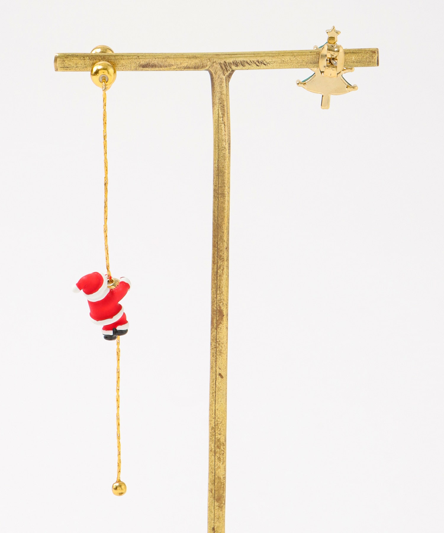 サンタクロース×ツリーアシメピアス