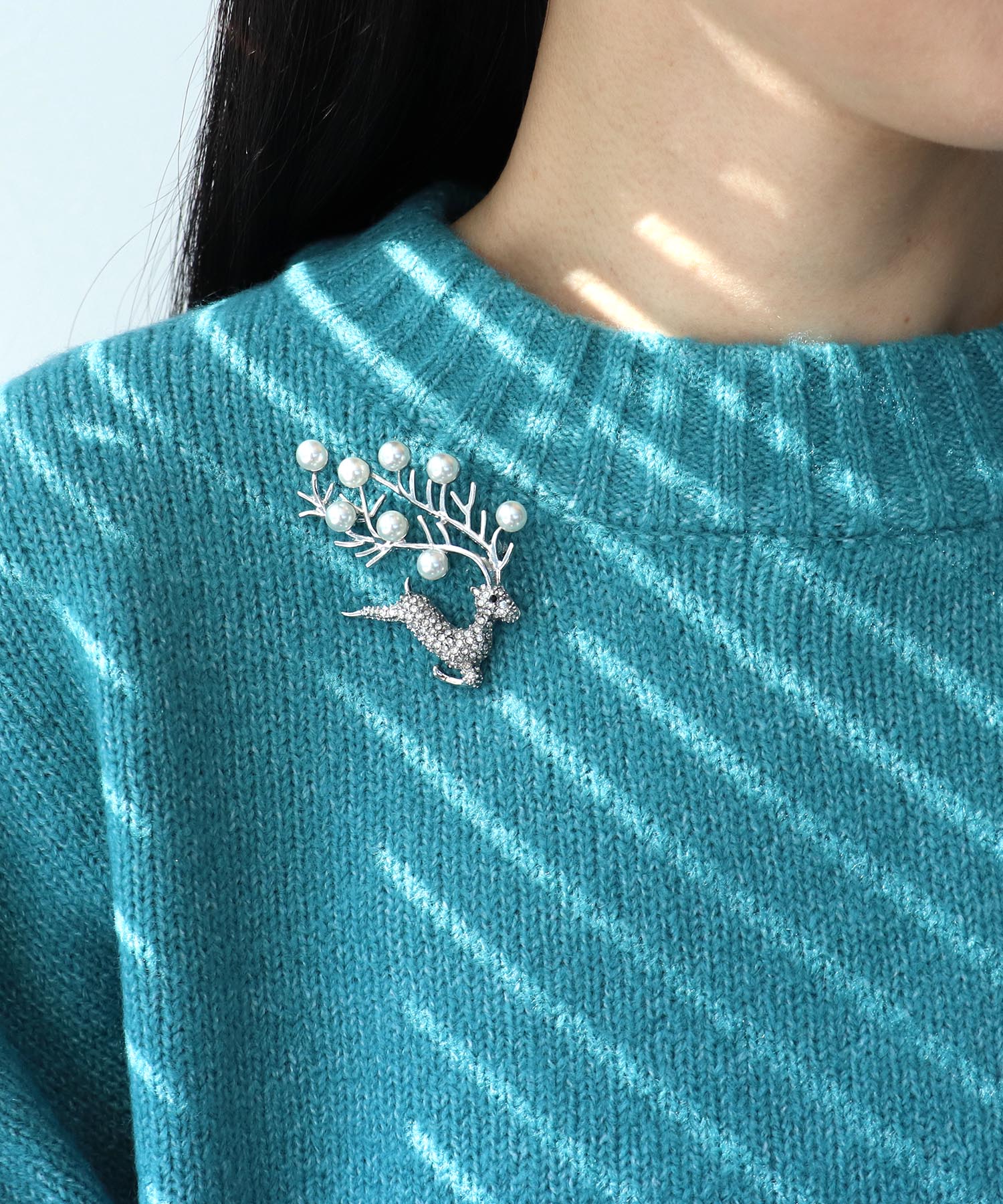 トナカイブローチ