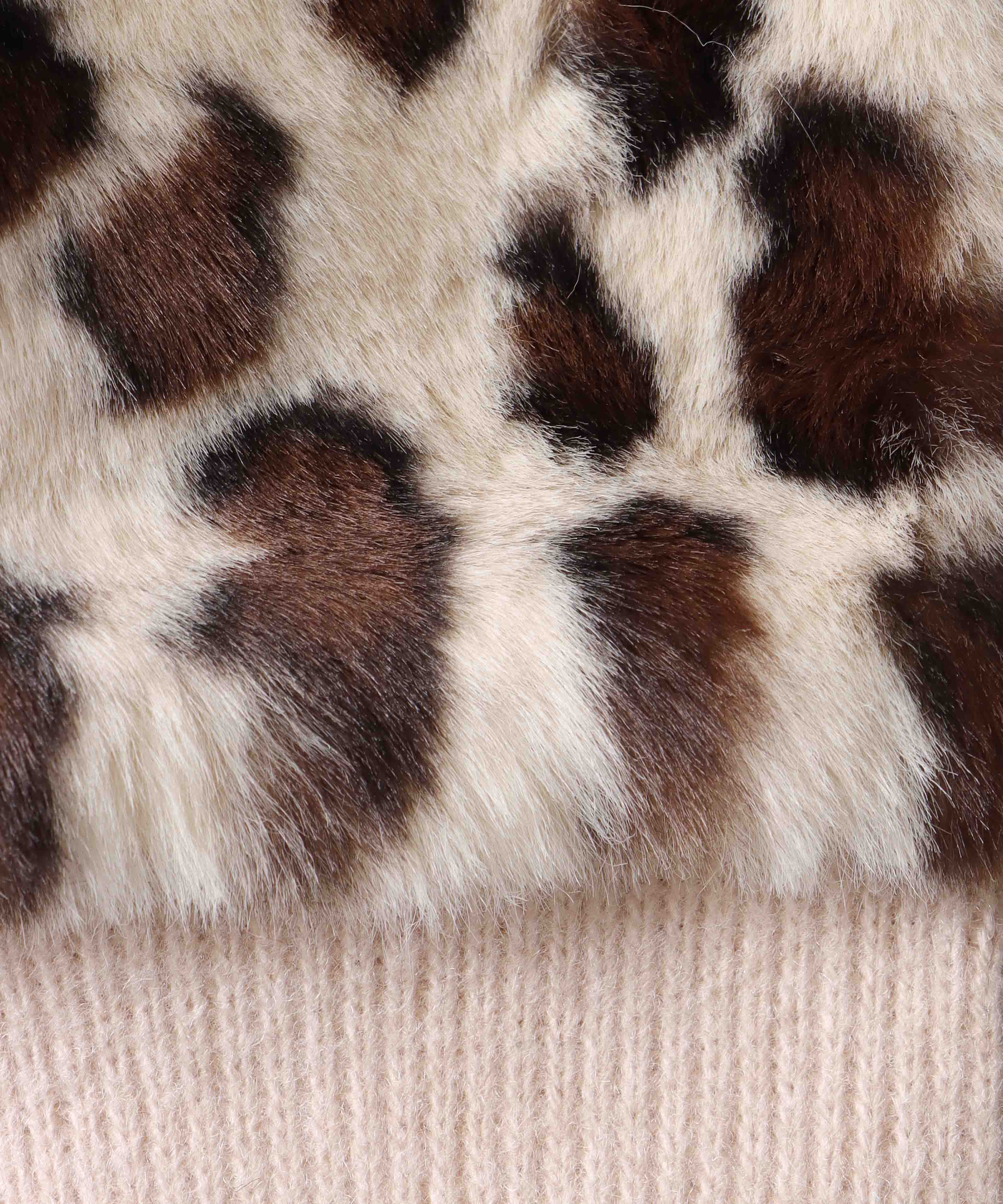 ヒョウ柄指無しグローブ