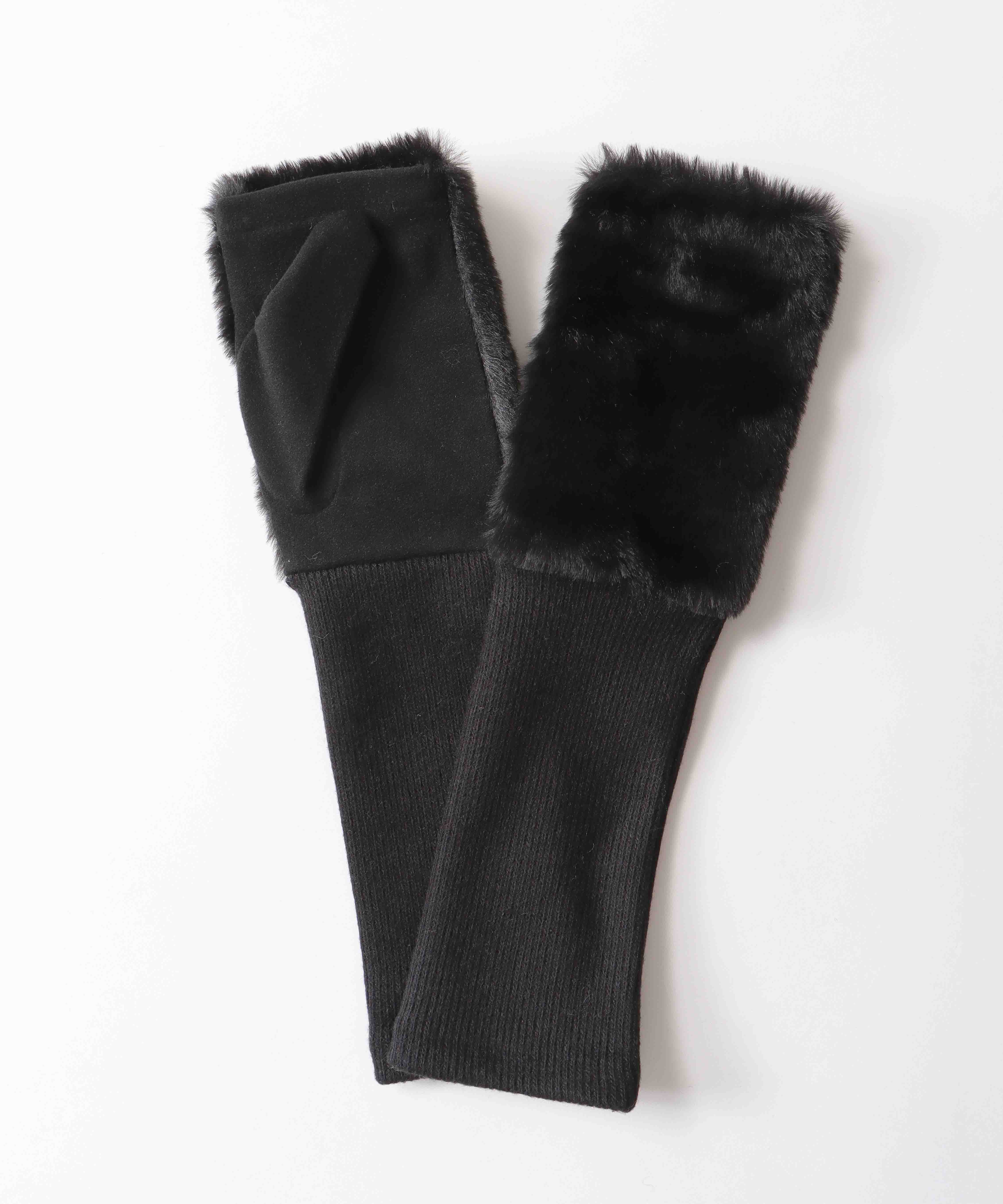 ファー×ロングリブグローブ