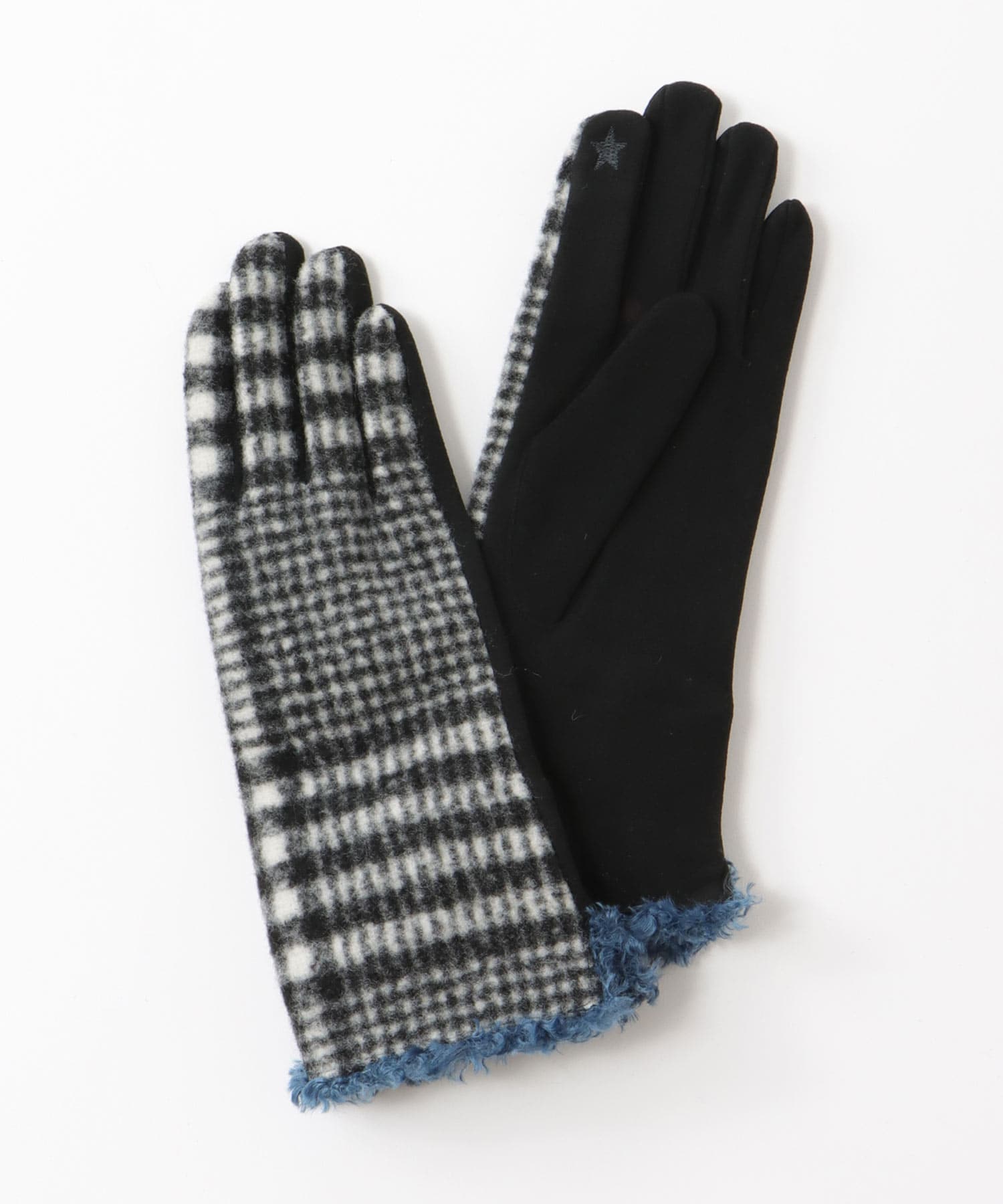 チェックボアグローブ