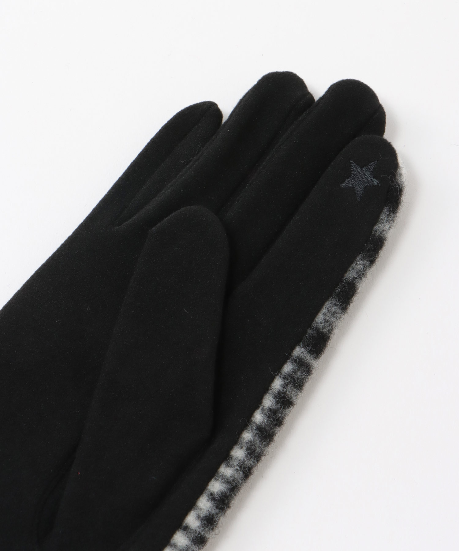 チェックボアグローブ