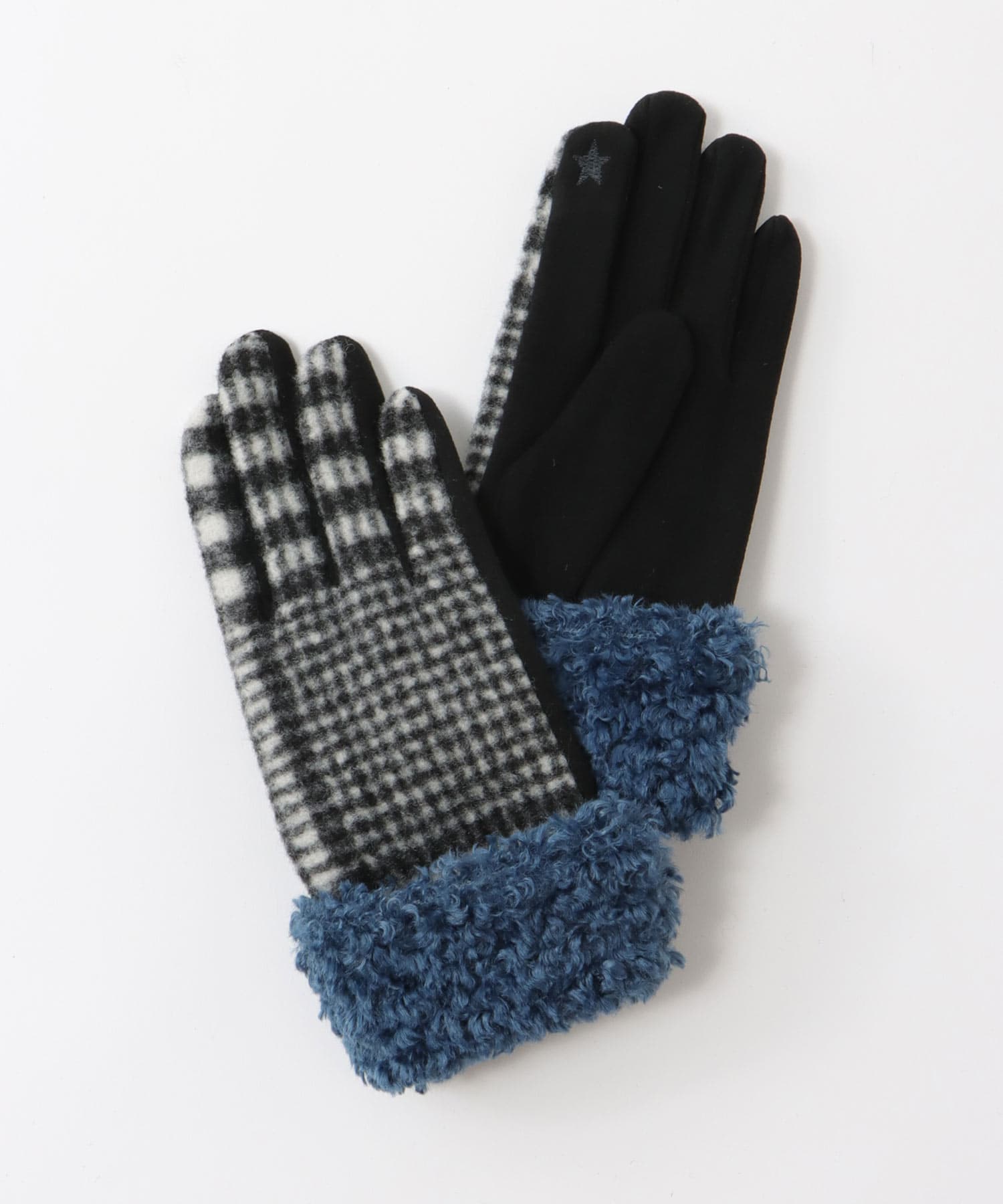 チェックボアグローブ