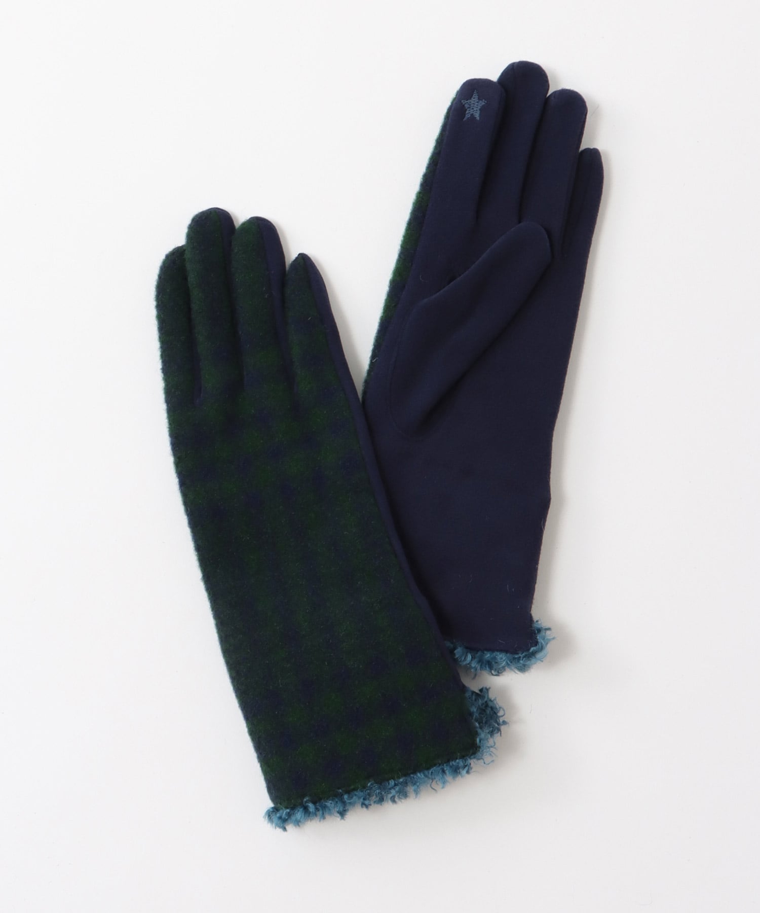 チェックボアグローブ