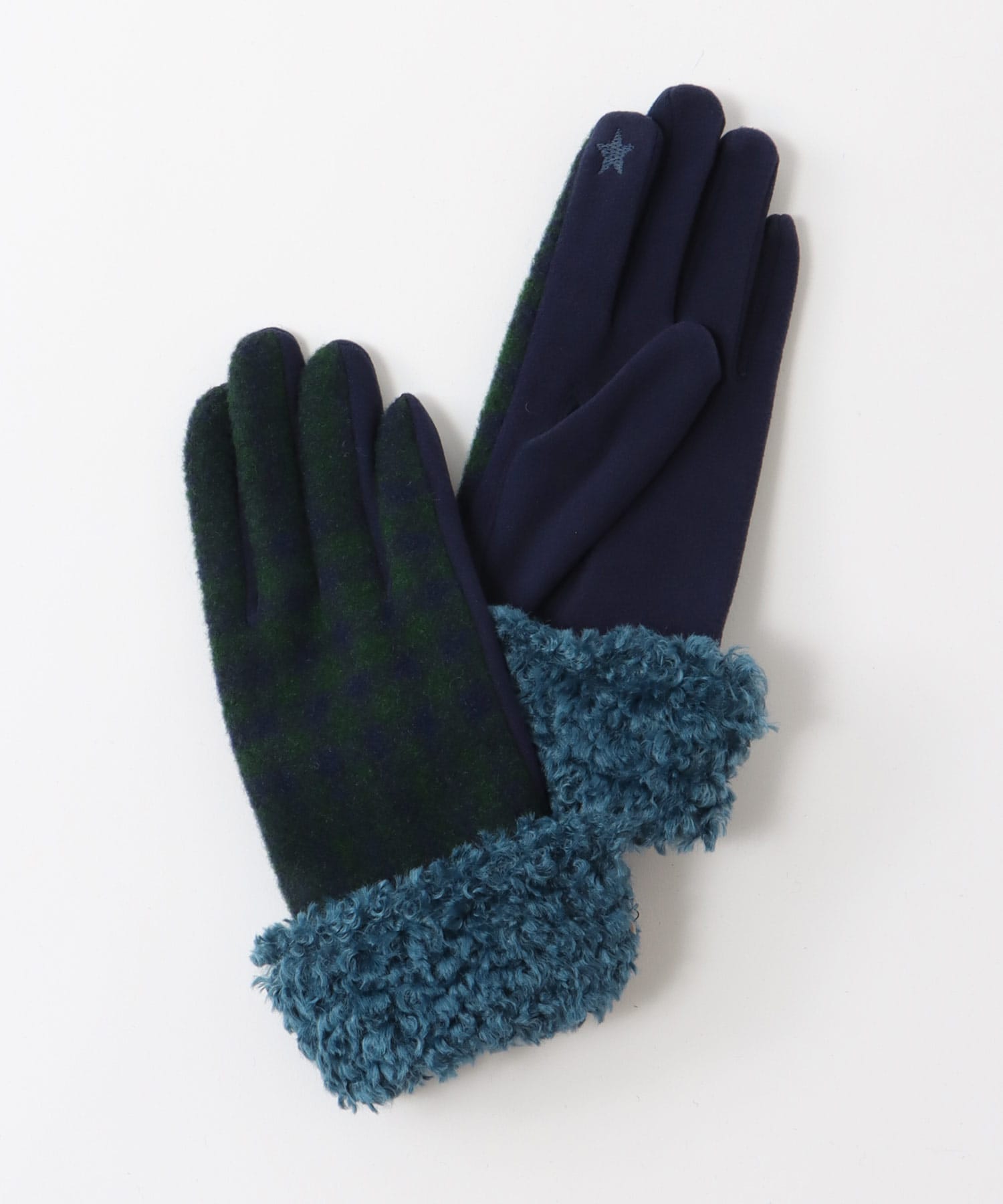 チェックボアグローブ