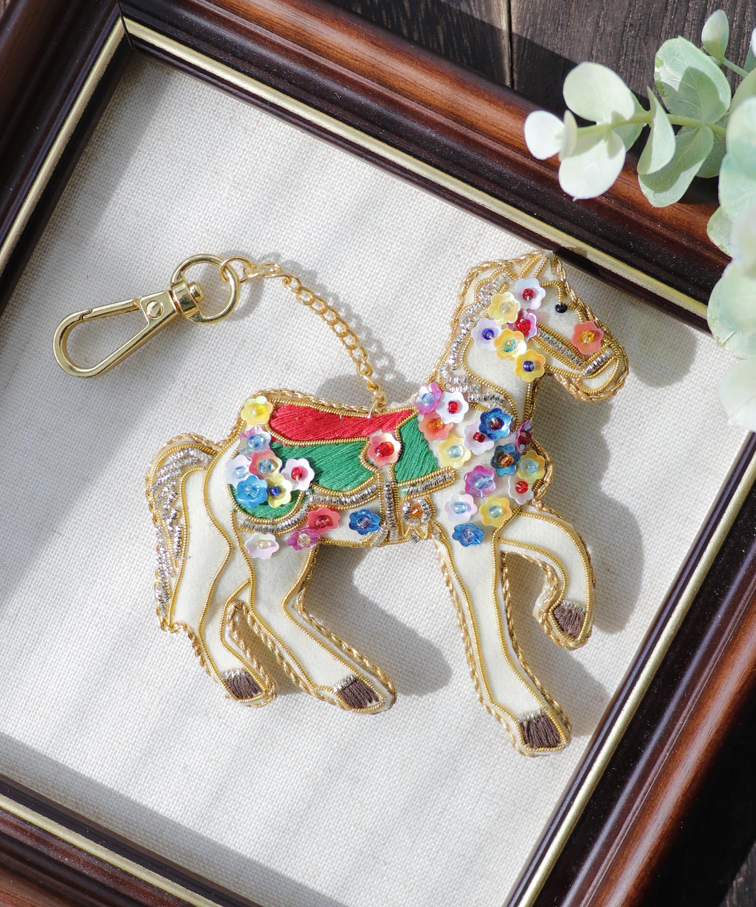 ≪追加≫アニマル刺繍キーホルダー