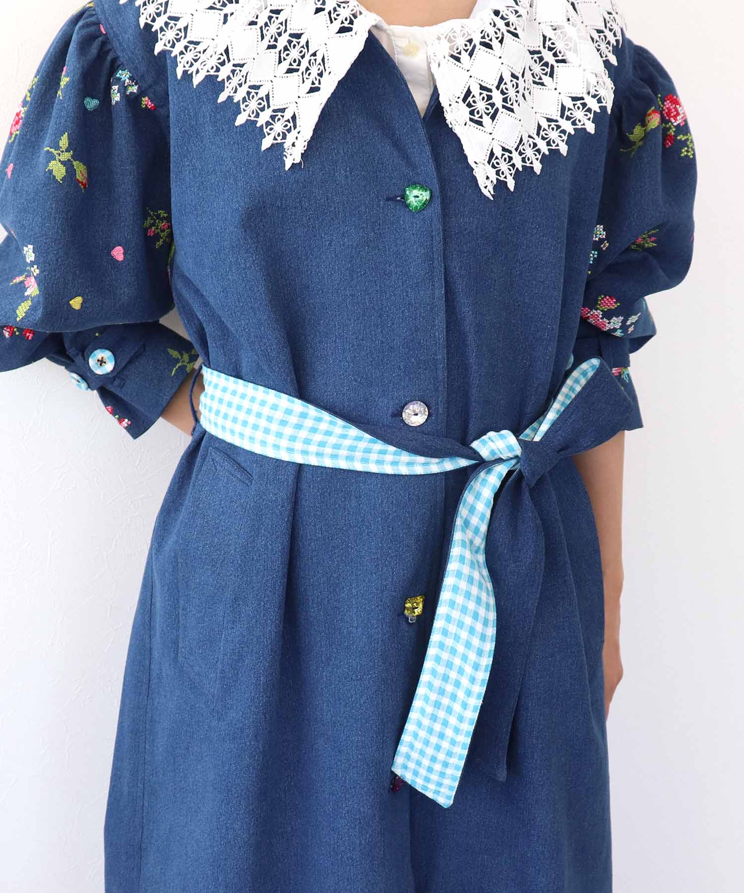 《 8/9(土)10:00～予約受付開始 》＜一部店舗・WEB限定＞【tamaoworld】Collarless embroidered coat