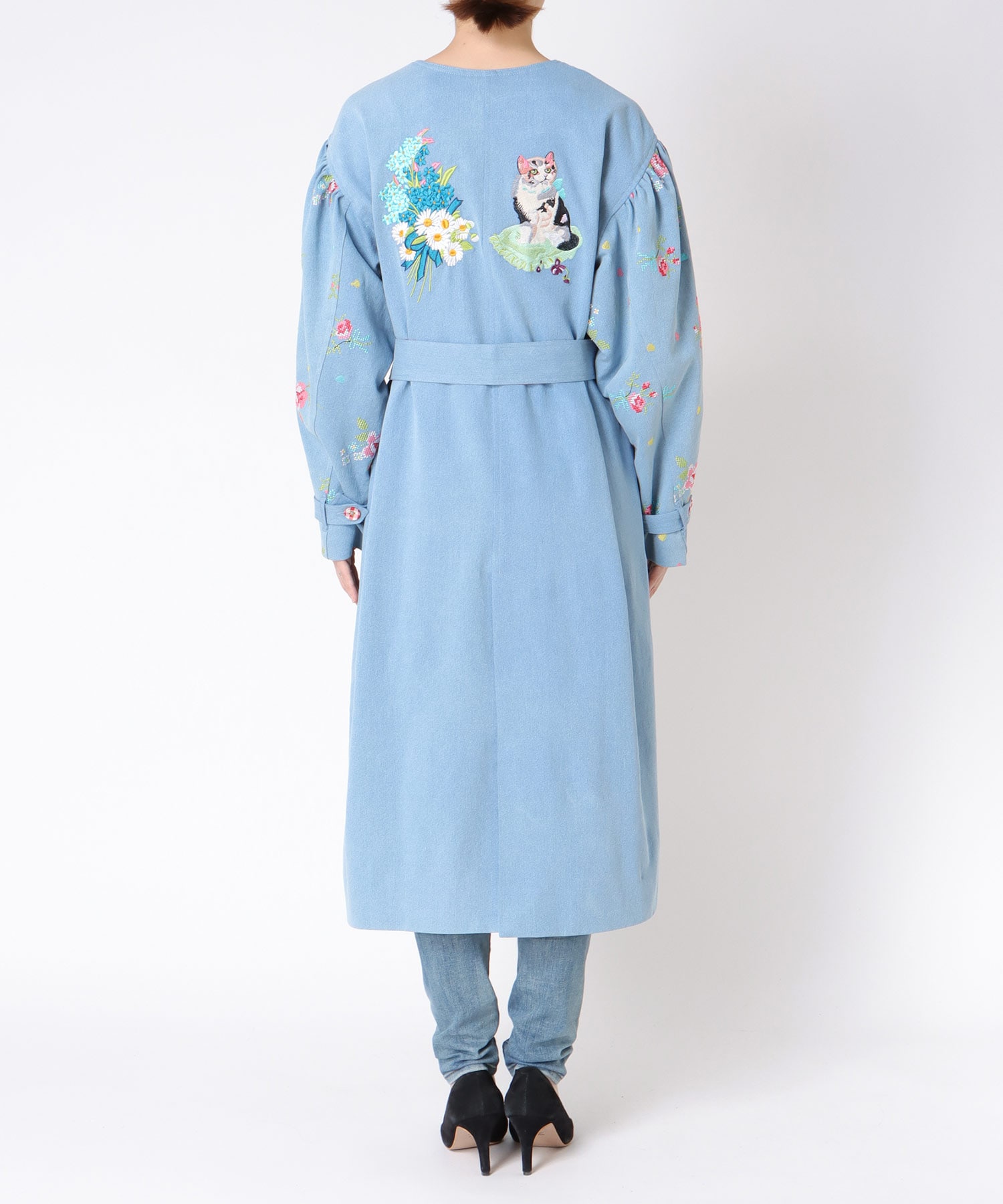 《 8/9(土)10:00～予約受付開始 》＜一部店舗・WEB限定＞【tamaoworld】Collarless embroidered coat