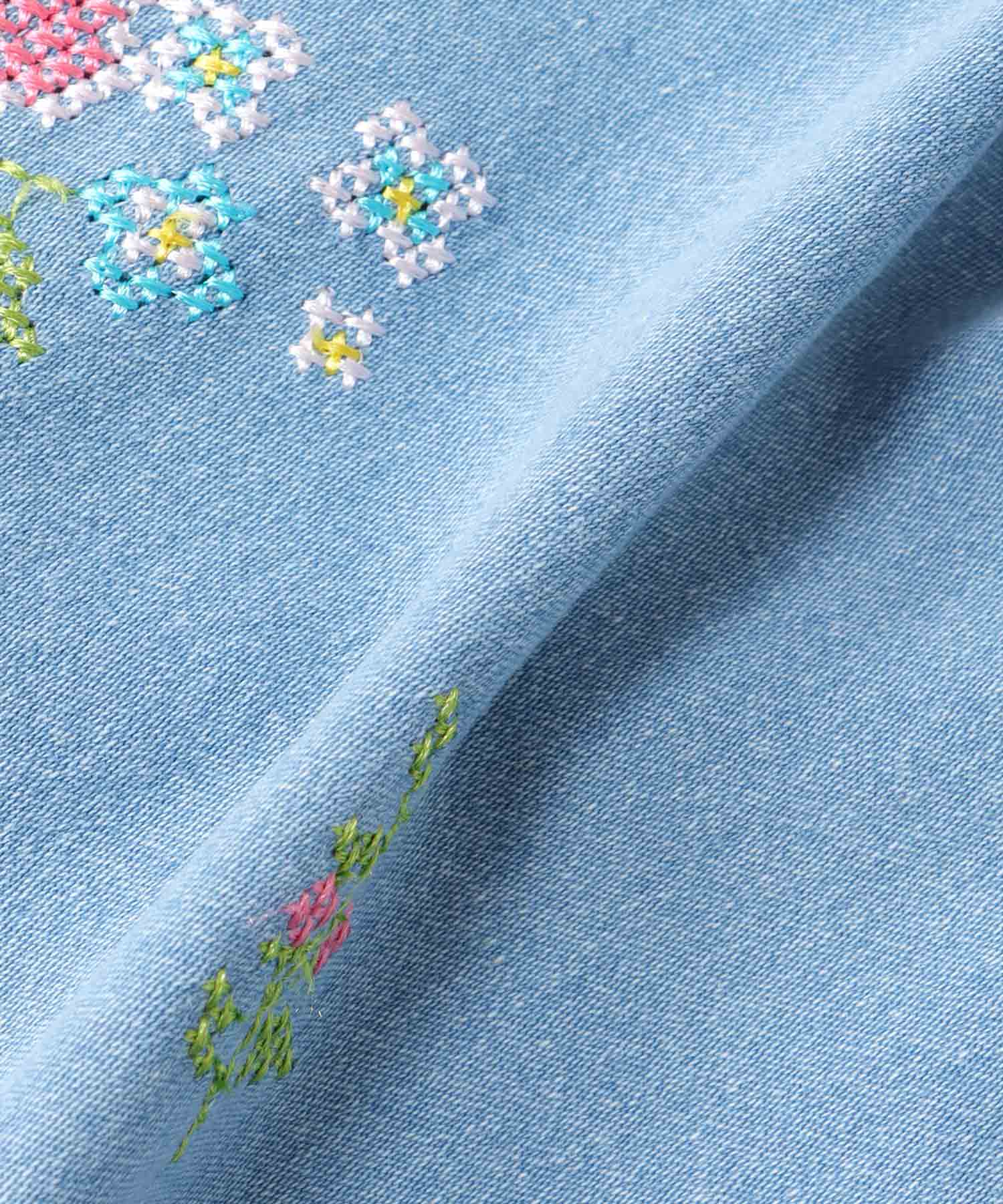《 8/9(土)10:00～予約受付開始 》＜一部店舗・WEB限定＞【tamaoworld】Collarless embroidered coat