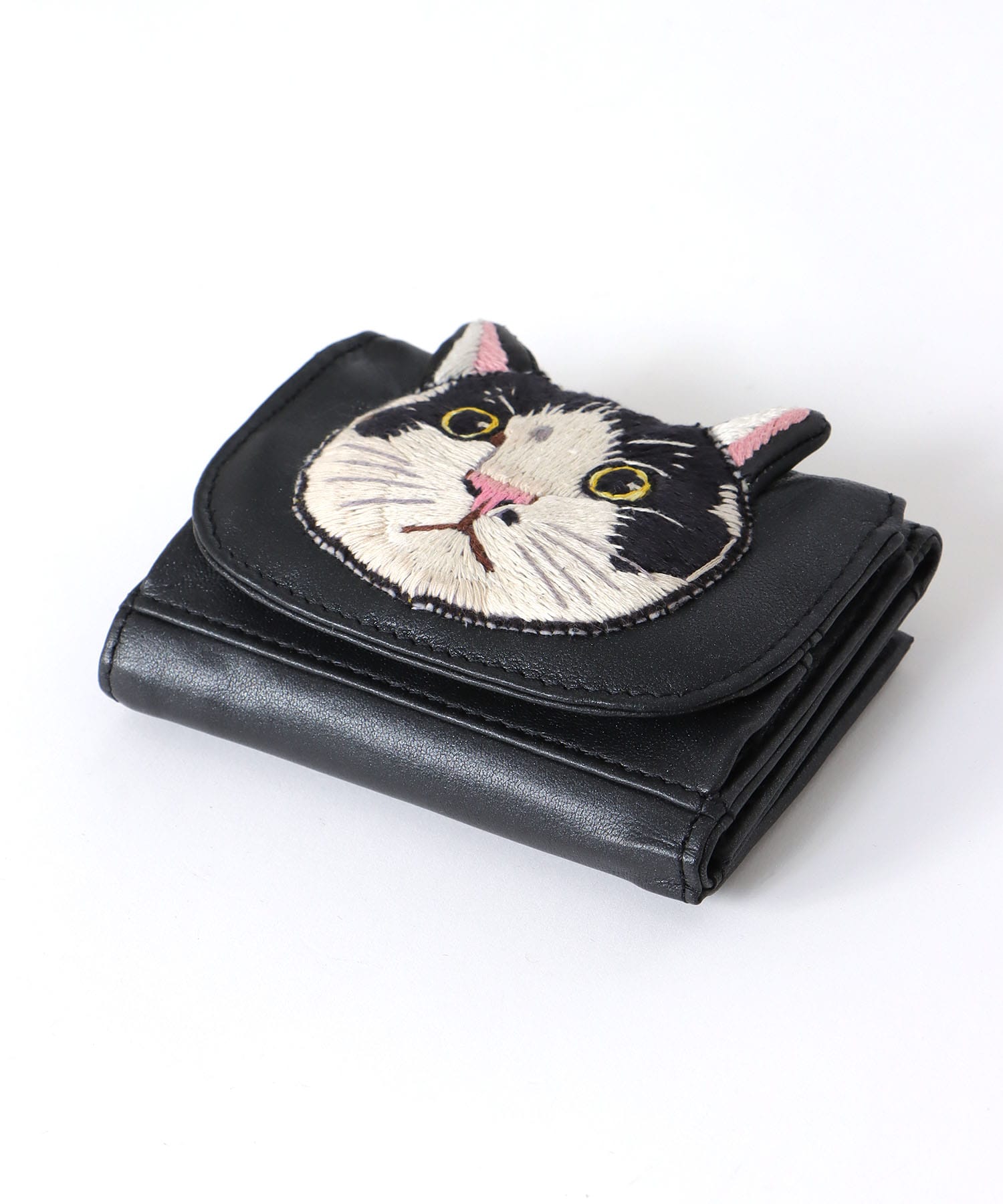 ＜一部店舗・WEB限定＞【tamaoworld】Leather mini catwallet