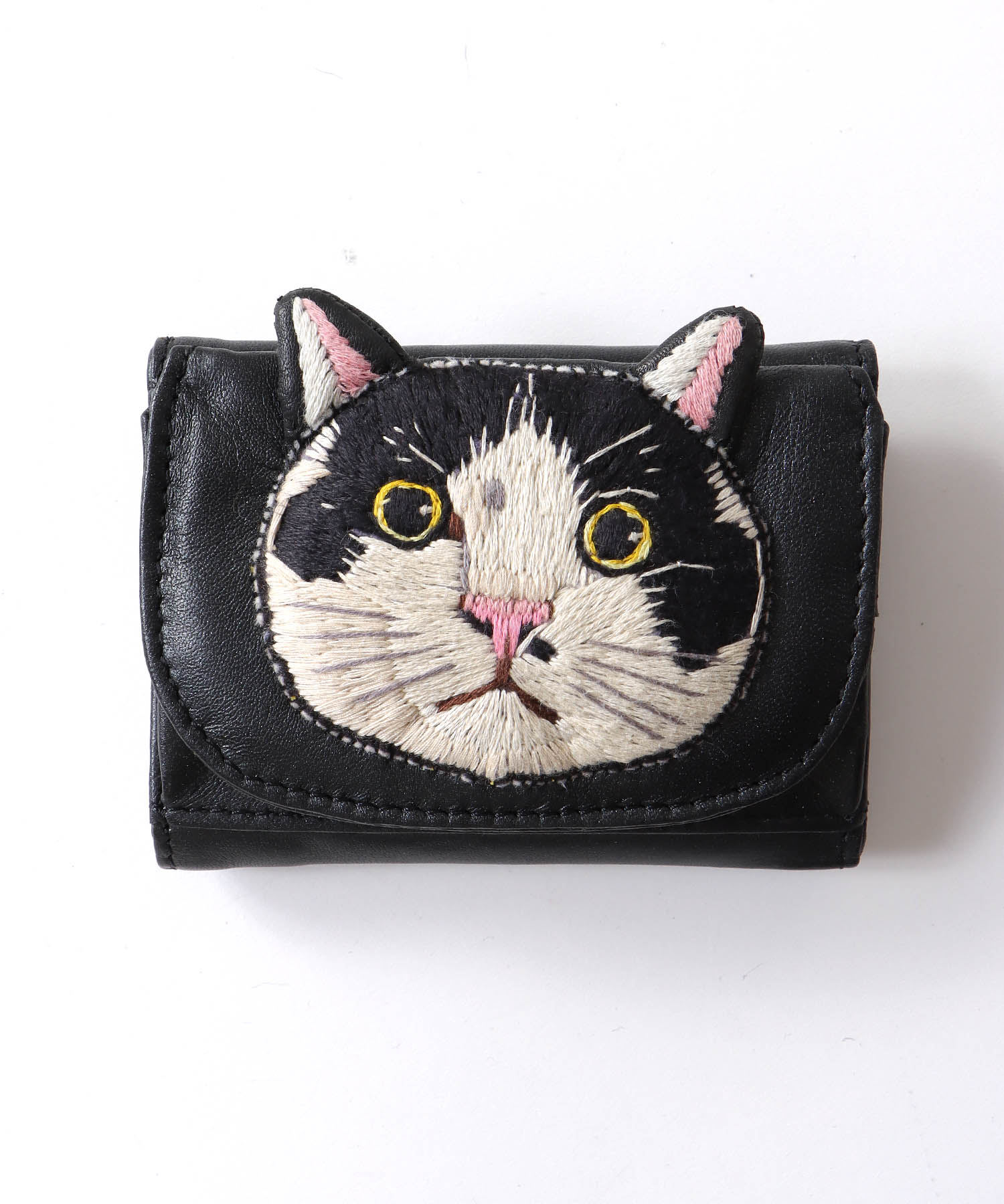 ＜一部店舗・WEB限定＞【tamaoworld】Leather mini catwallet