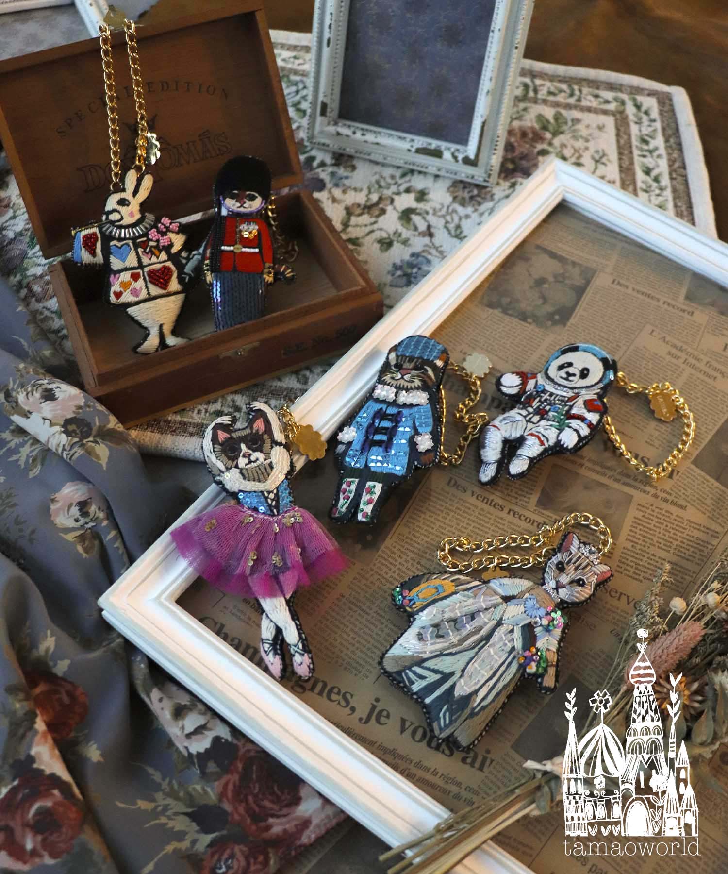 ＜一部店舗・WEB限定＞【tamaoworld】Charm Brooch