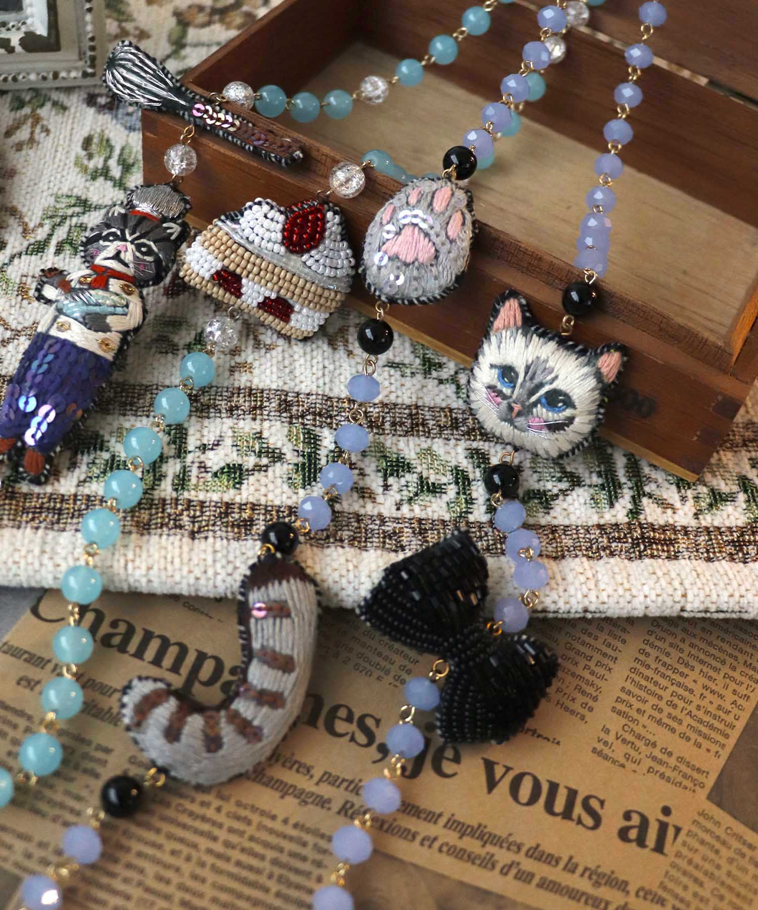 ＜一部店舗・WEB限定＞【tamaoworld】White and black ribbon