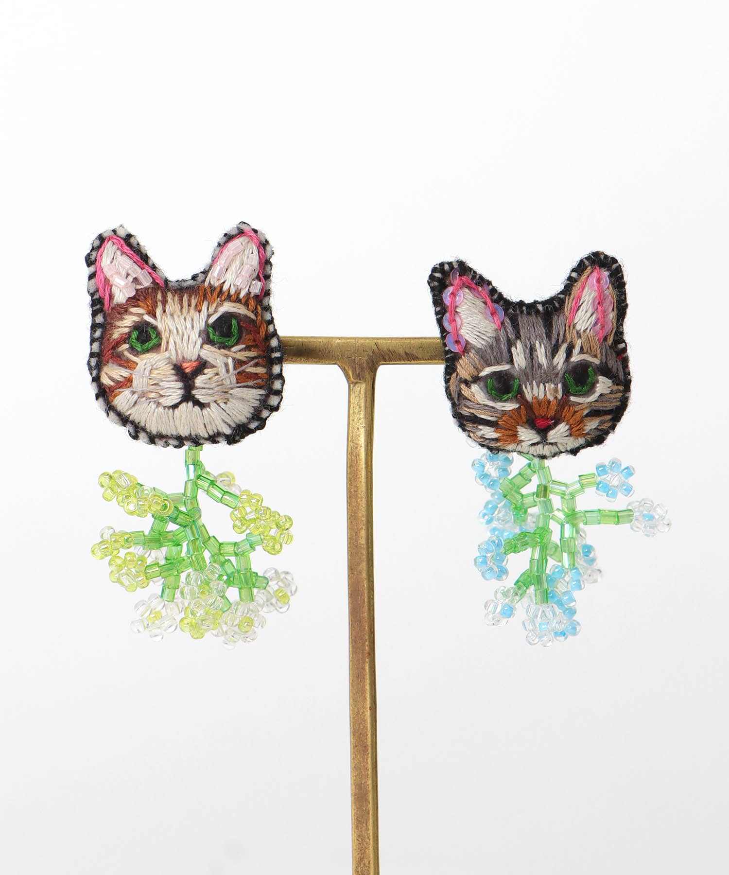 ＜一部店舗・WEB限定＞【tamaoworld】Two cats and flower