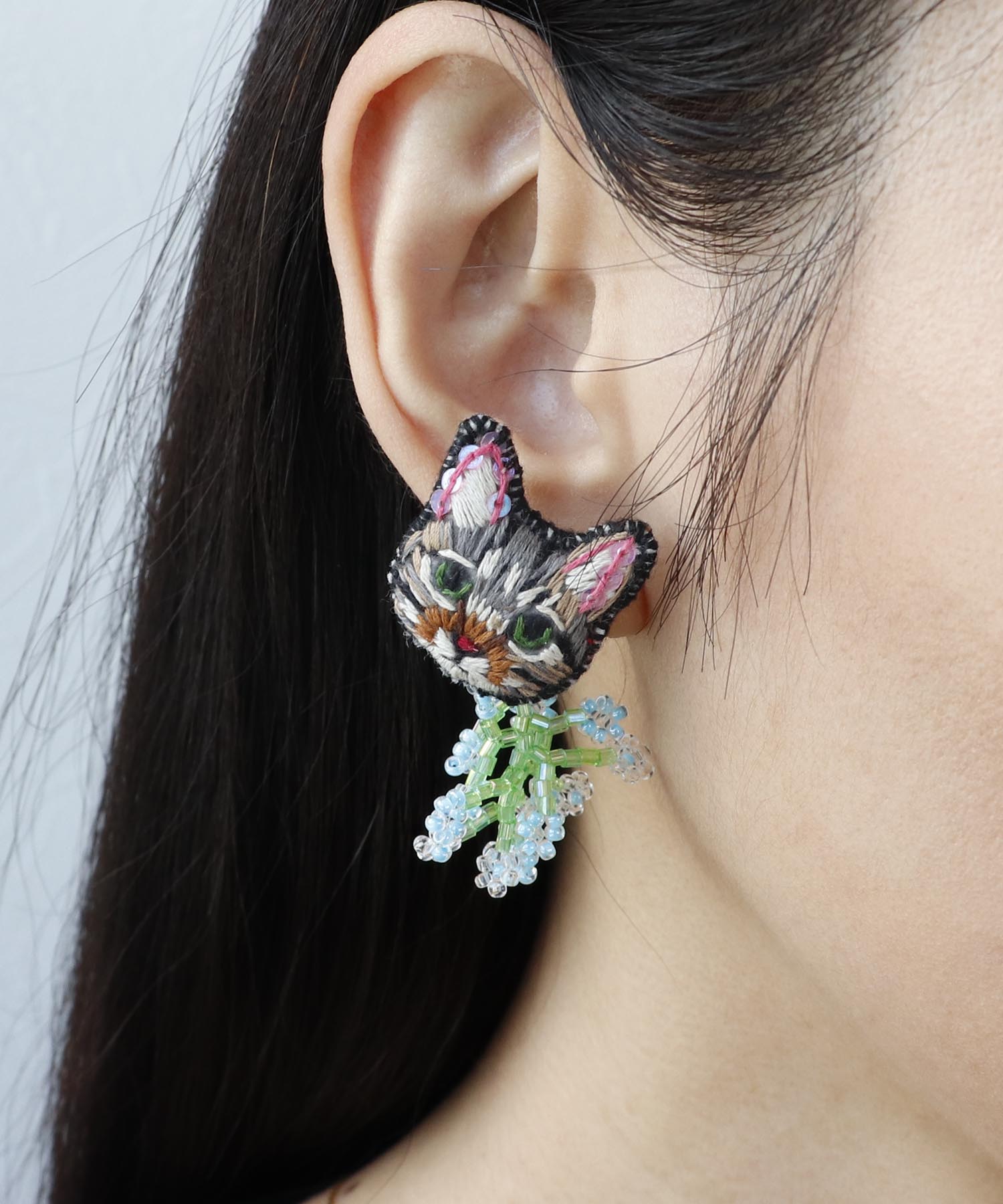 ＜一部店舗・WEB限定＞【tamaoworld】Two cats and flower