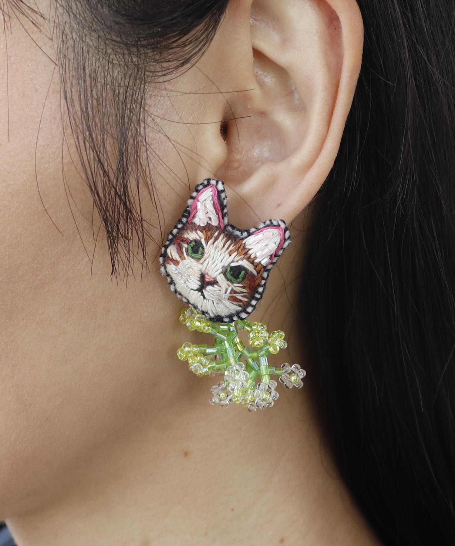＜一部店舗・WEB限定＞【tamaoworld】Two cats and flower