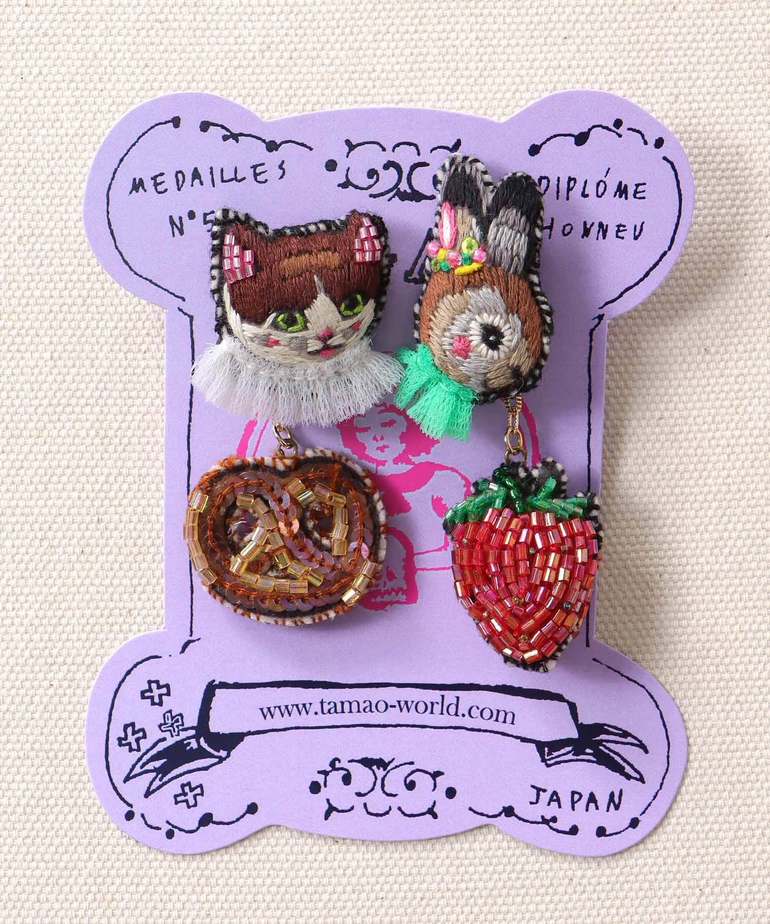 ＜一部店舗・WEB限定＞【tamaoworld】Pretzels and strawberries