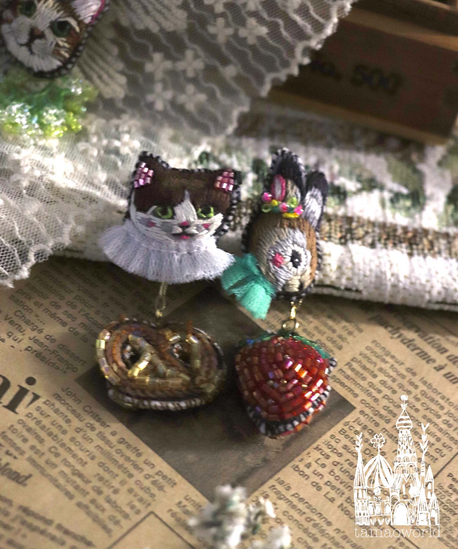 ＜一部店舗・WEB限定＞【tamaoworld】Pretzels and strawberries