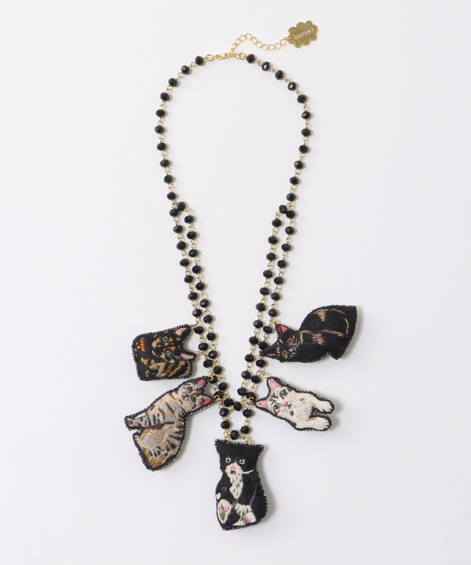 ＜WEB限定＞【tamaoworld】full of cats Black