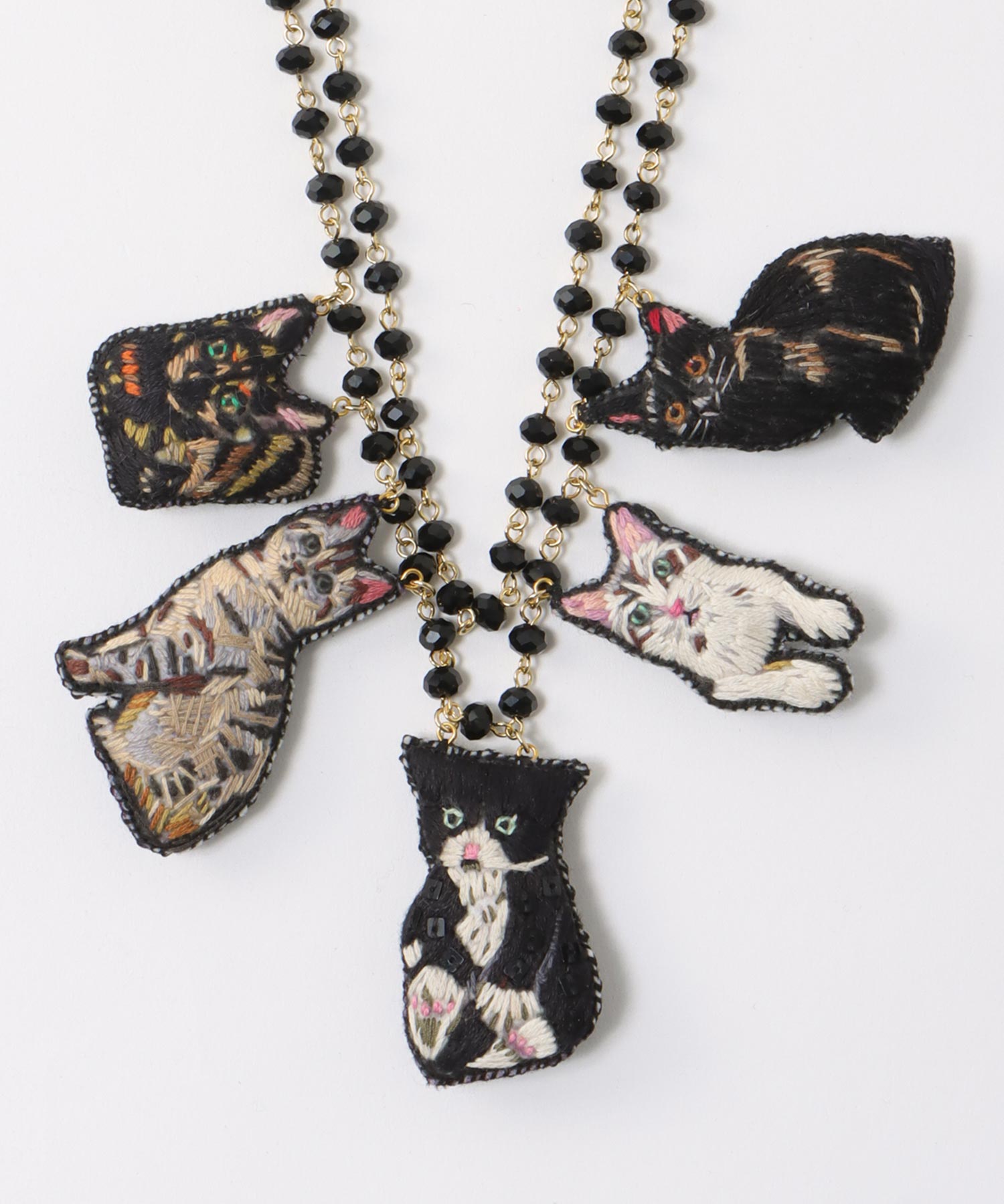 ＜WEB限定＞【tamaoworld】full of cats Black