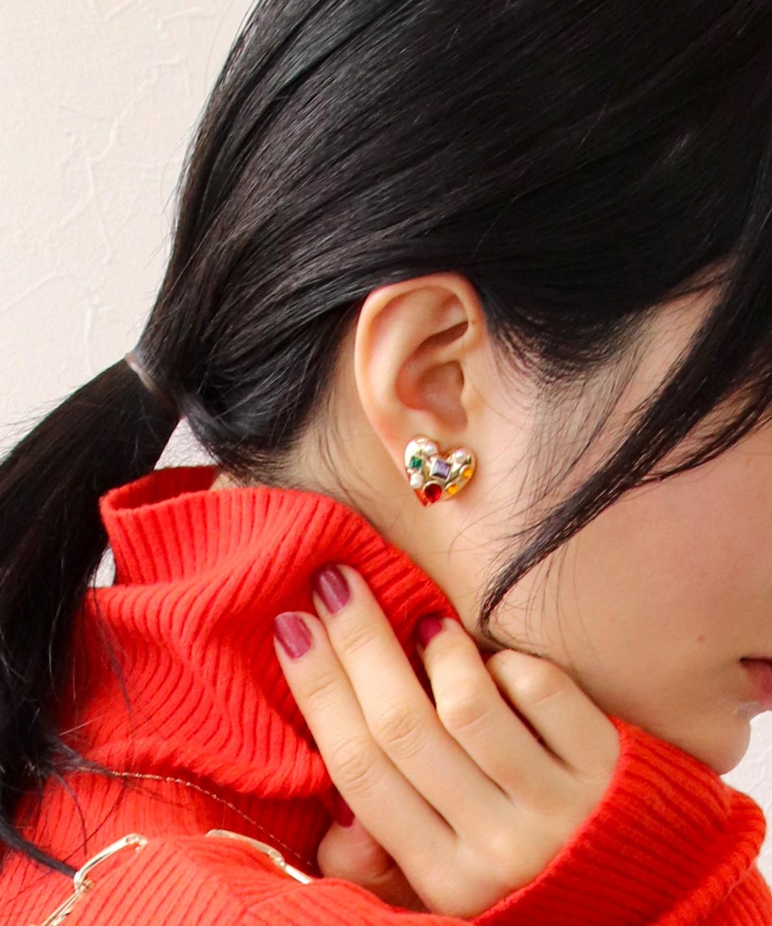 マルチビジュハートピアス