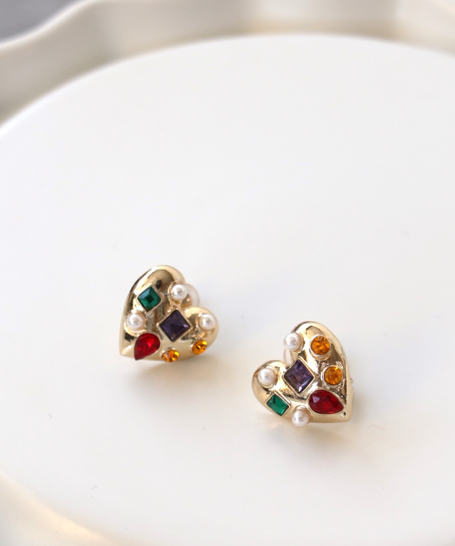 マルチビジュハートピアス