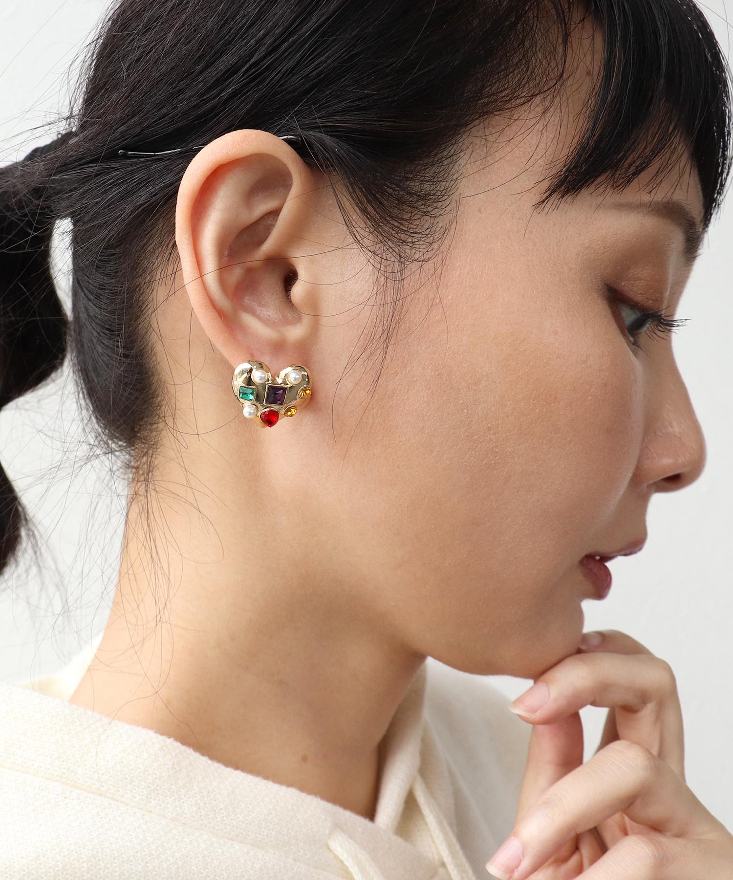 マルチビジュハートピアス