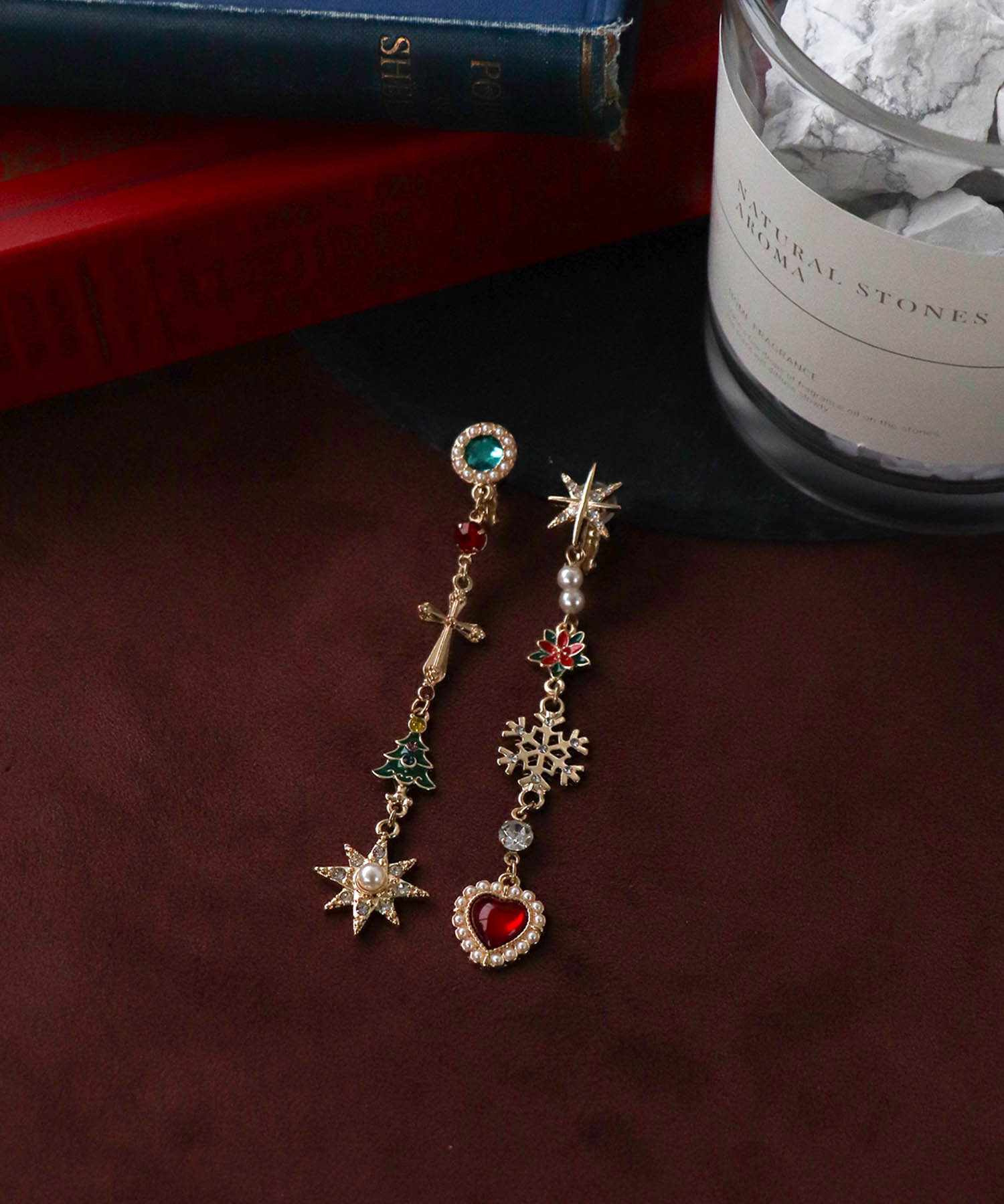 Christmasチャームイヤリング