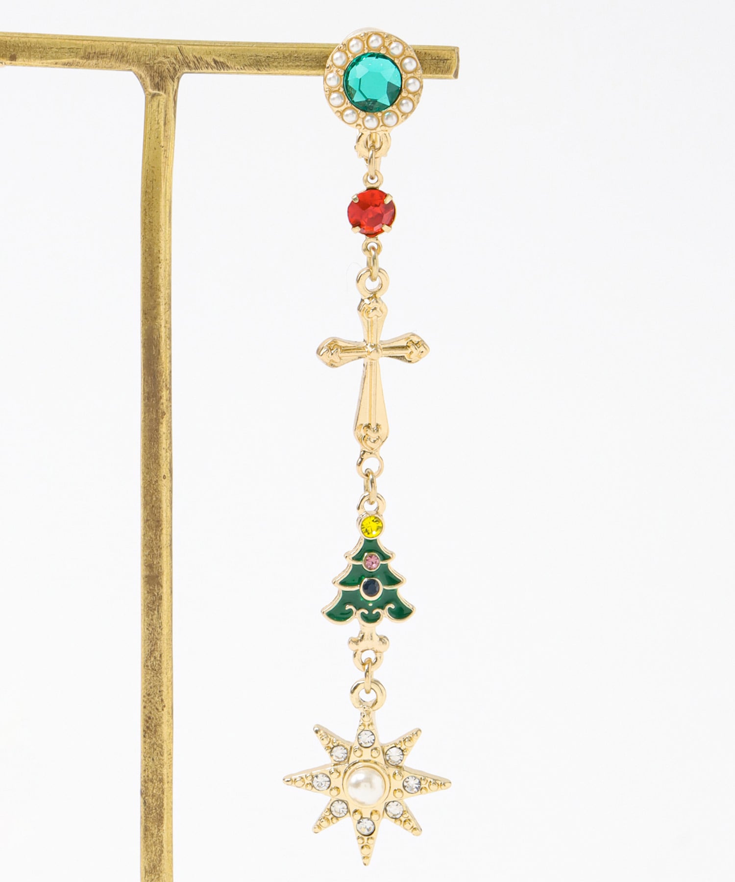 Christmasチャームイヤリング