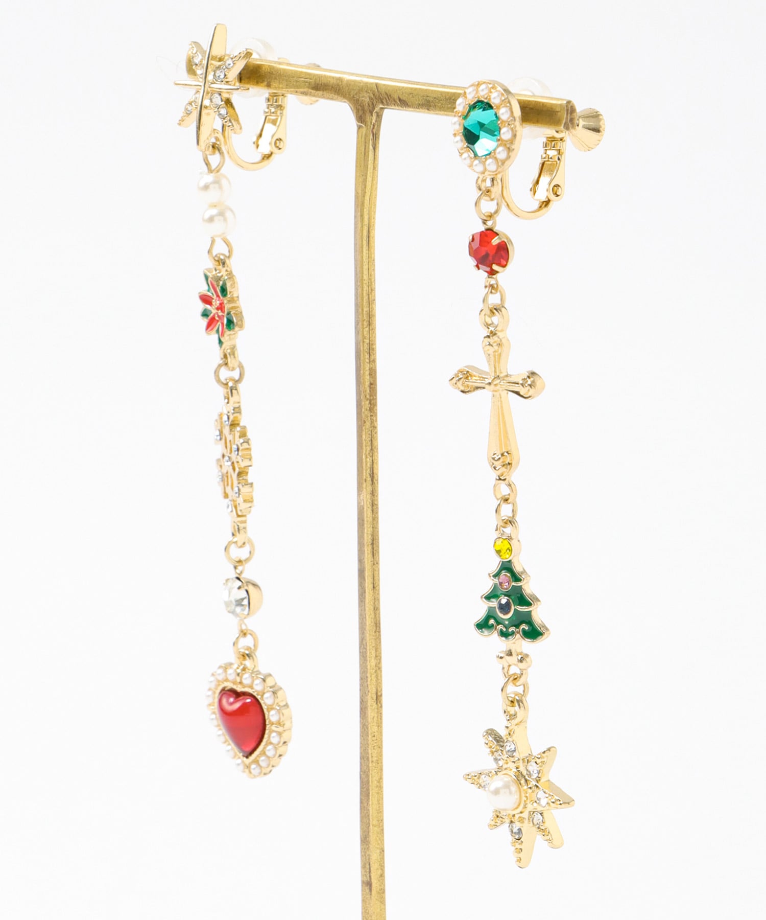 Christmasチャームイヤリング