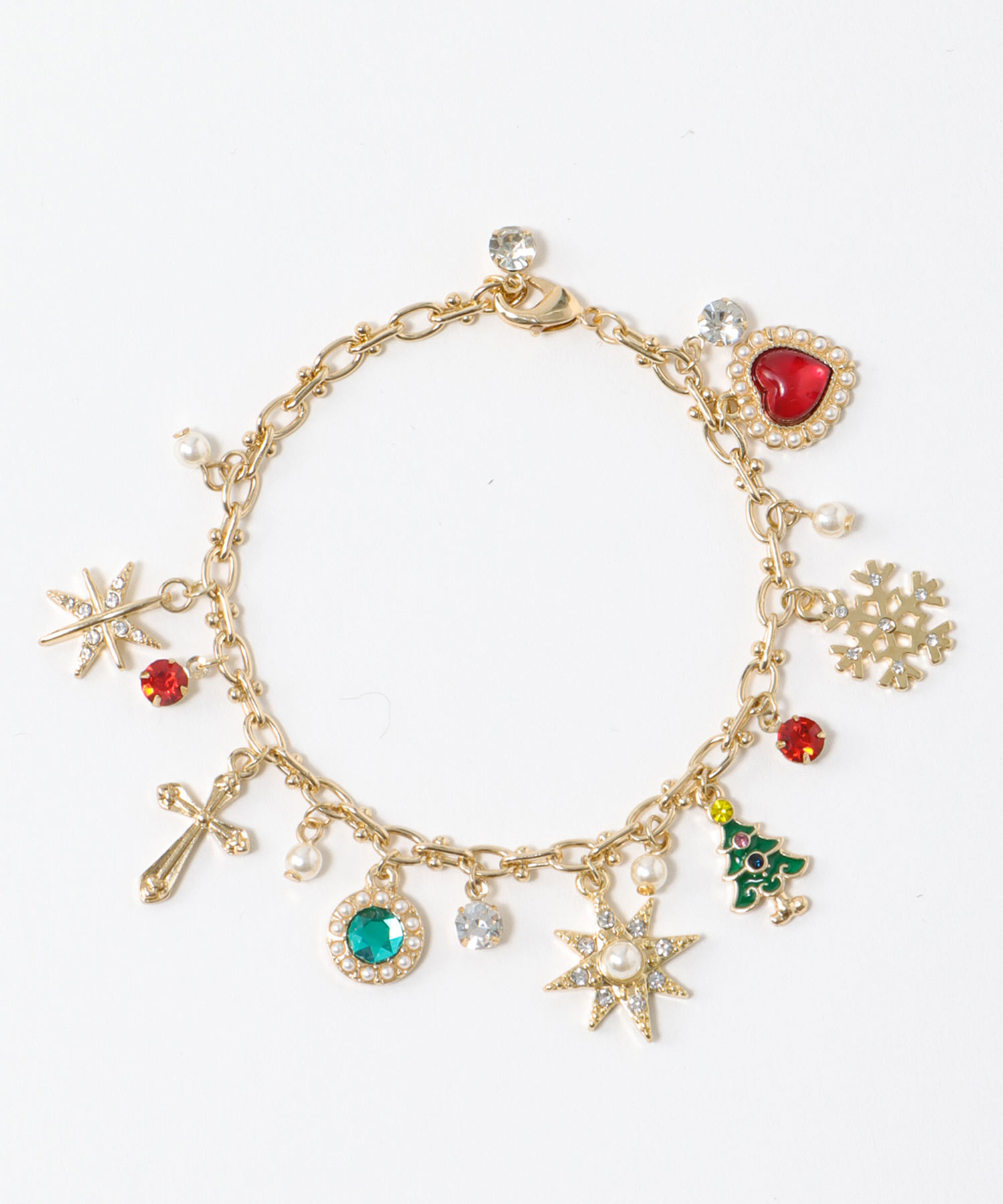 Christmasチャームブレスレット