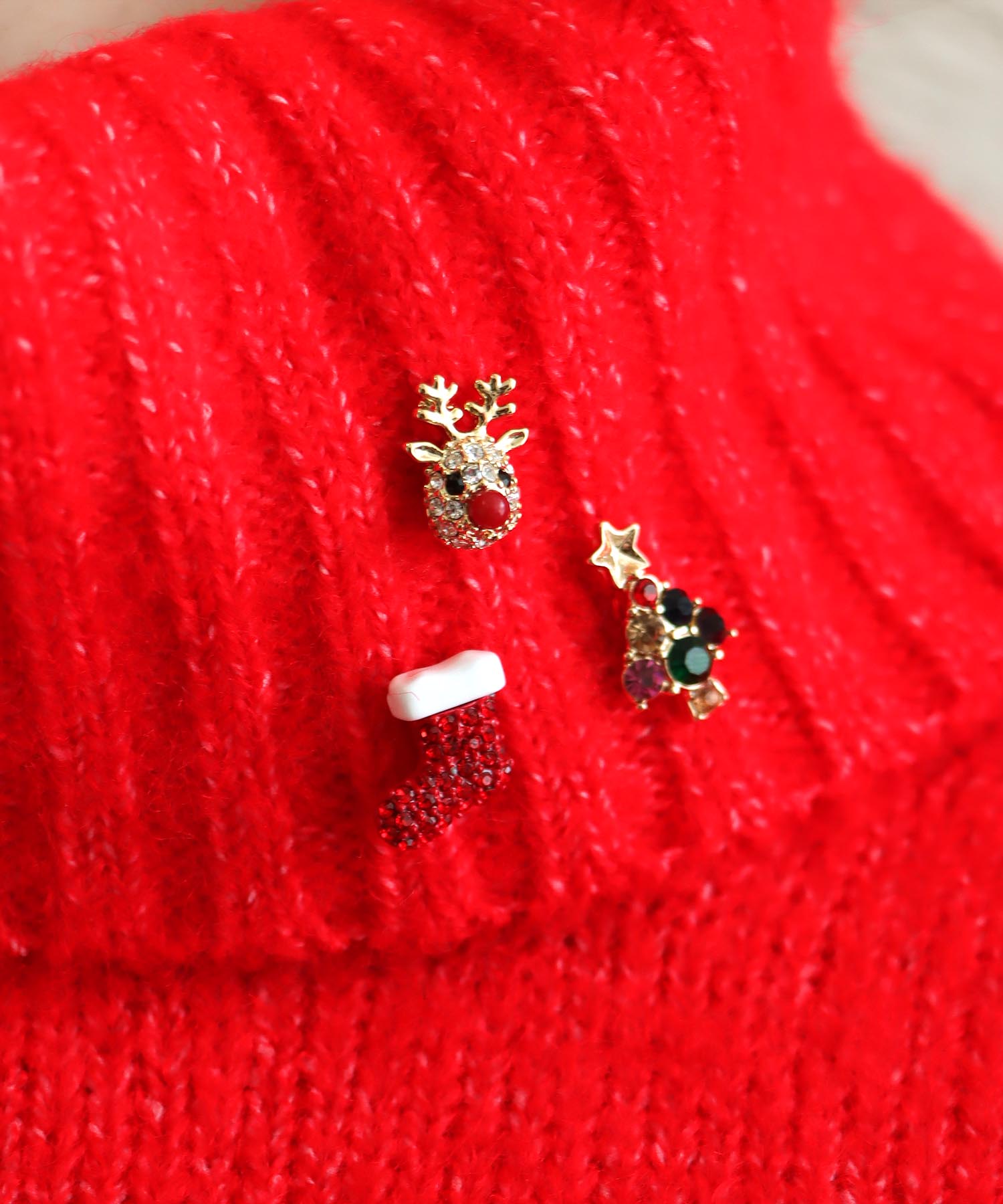 サンタブーツタックピン