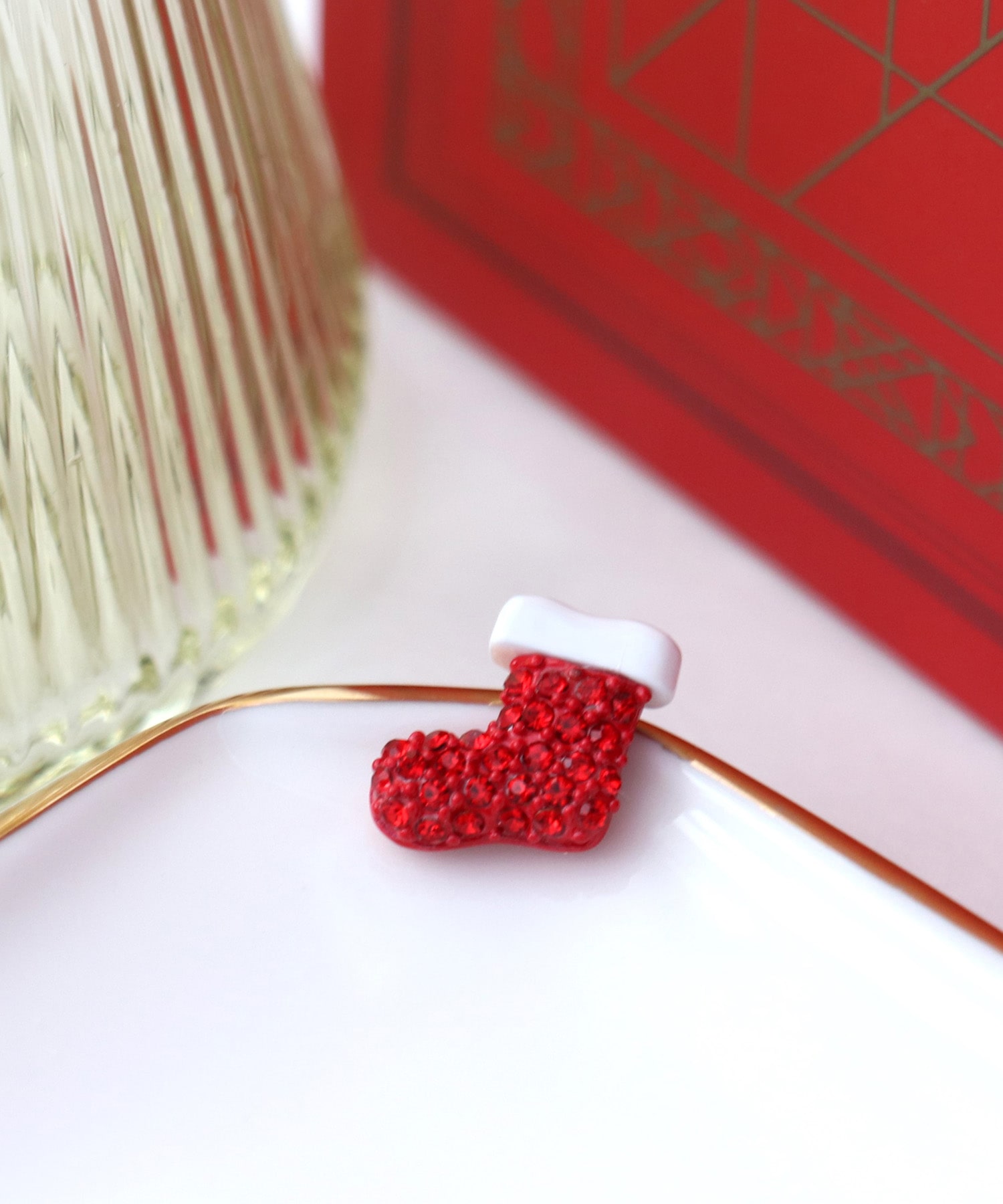 サンタブーツタックピン